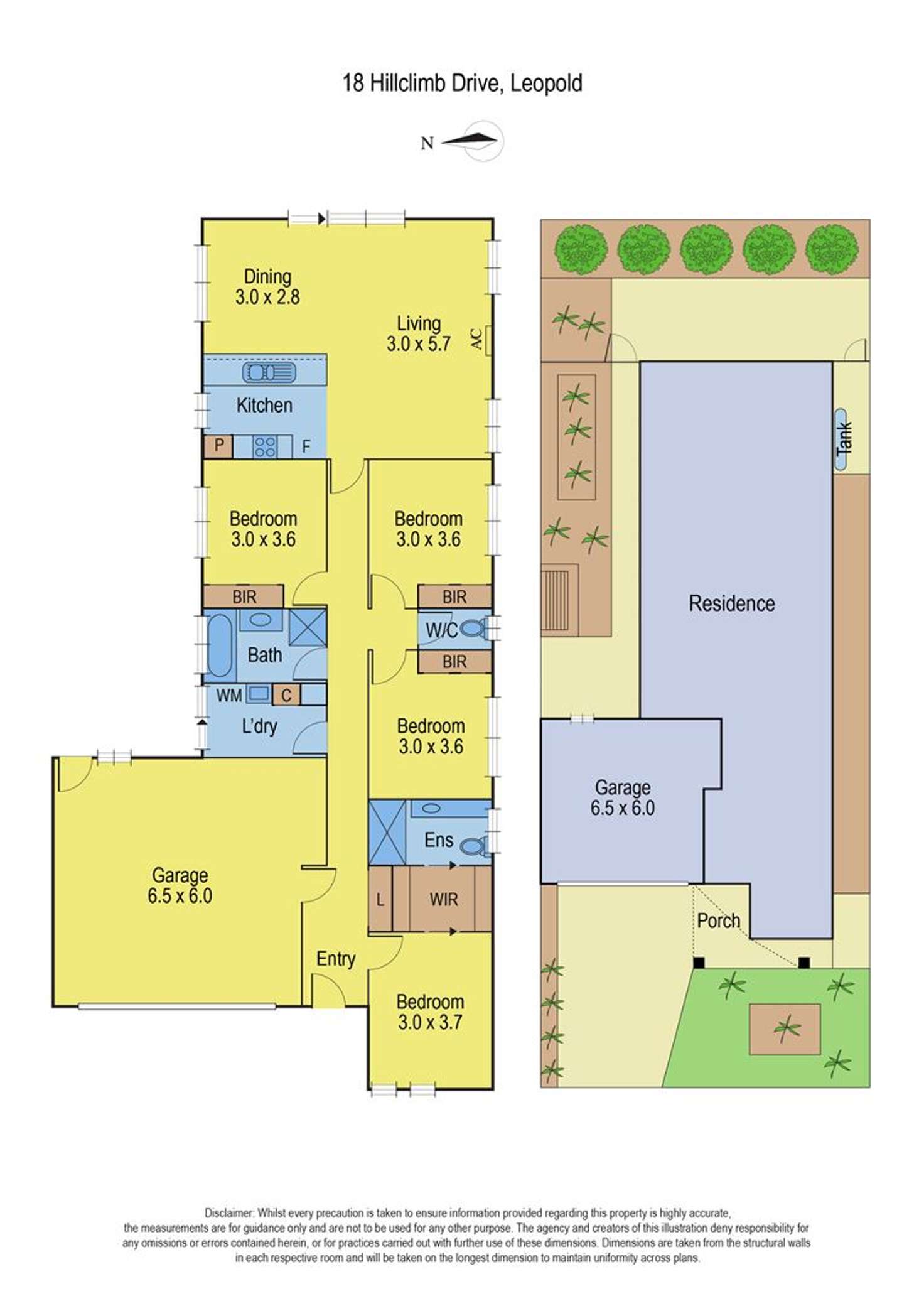 Floorplan of Homely house listing, 18 Hillclimb Drive, Leopold VIC 3224