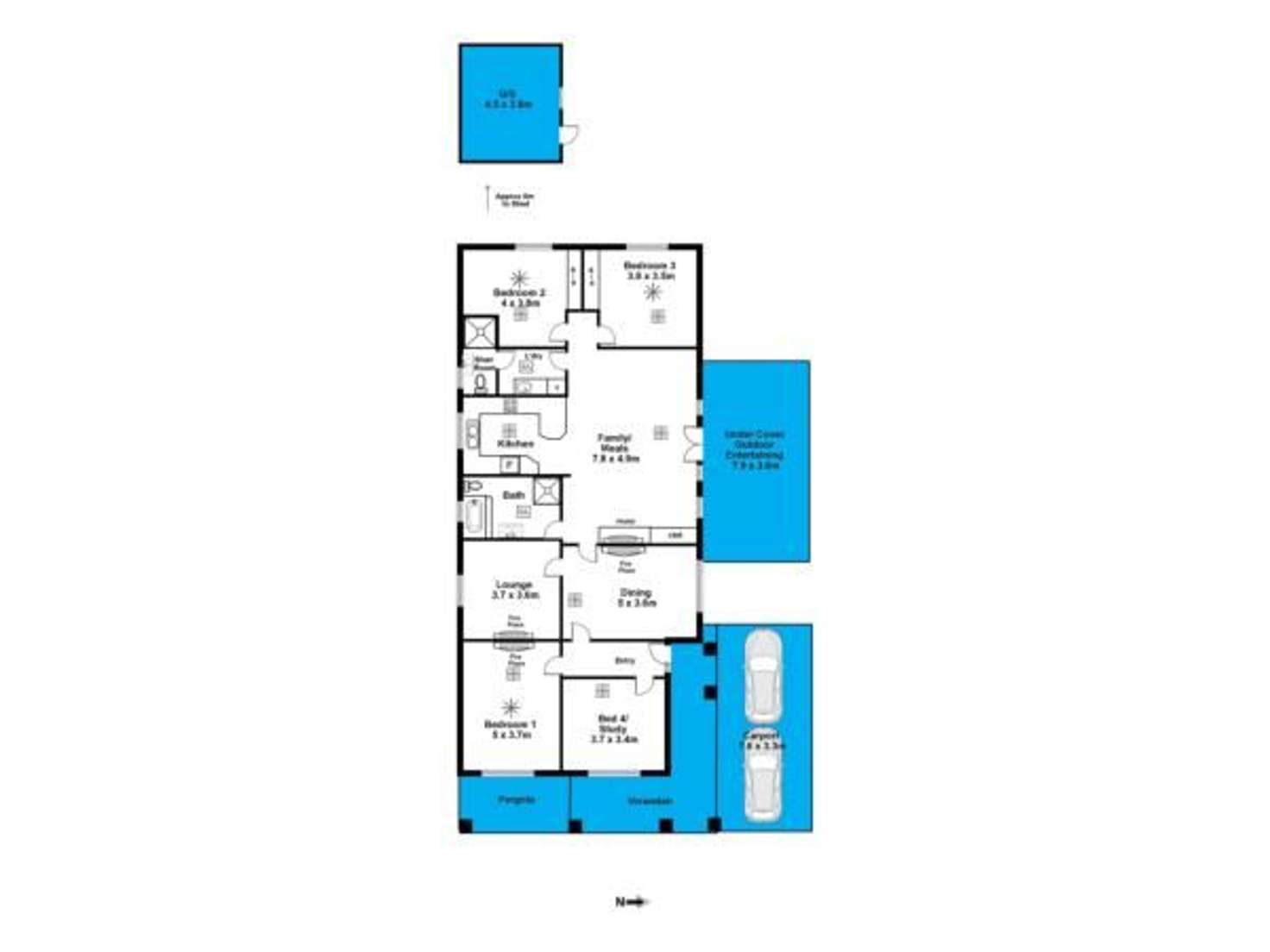 Floorplan of Homely house listing, 96 West Parkway, Colonel Light Gardens SA 5041