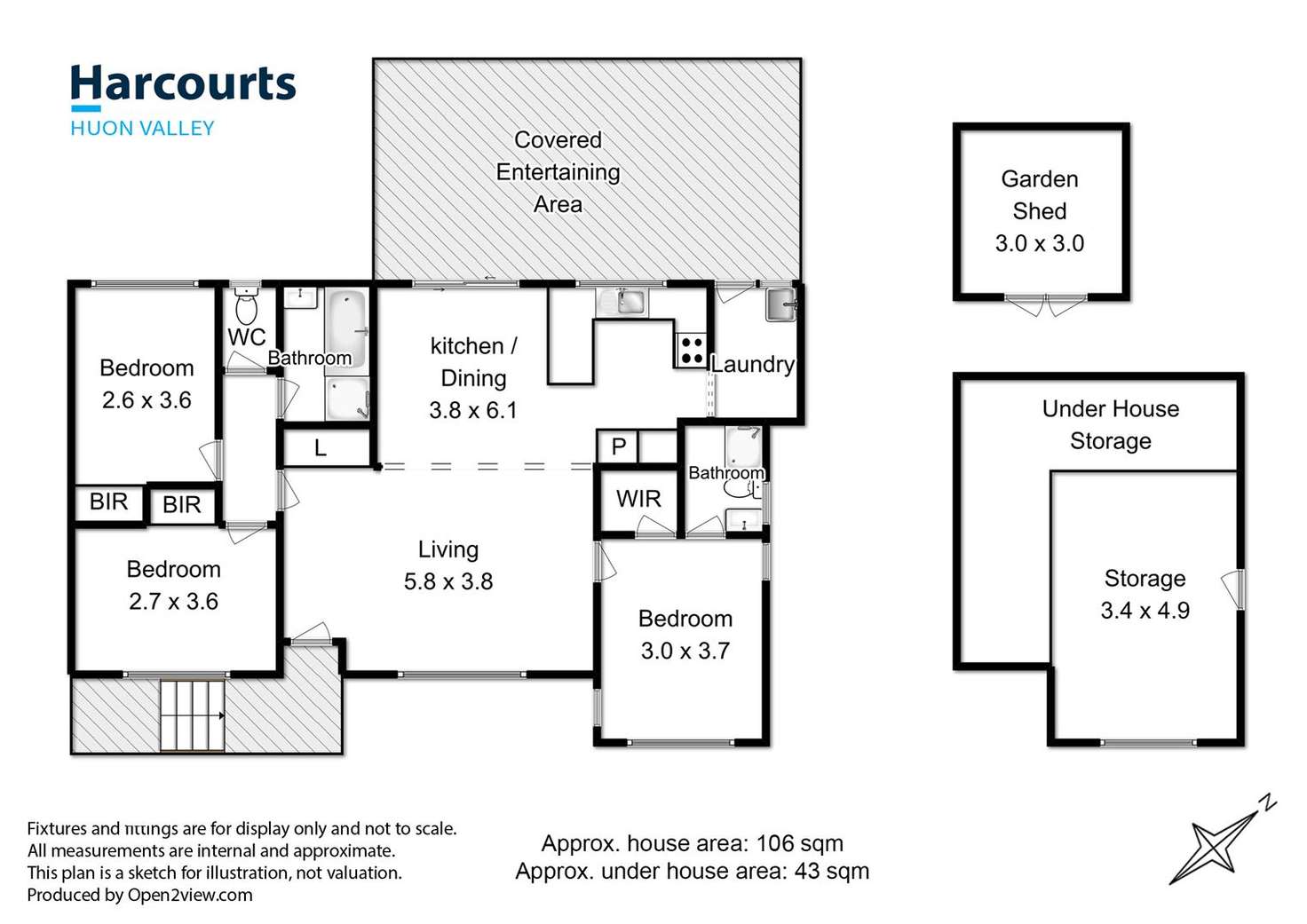 Floorplan of Homely house listing, 3510 Huon Highway, Franklin TAS 7113