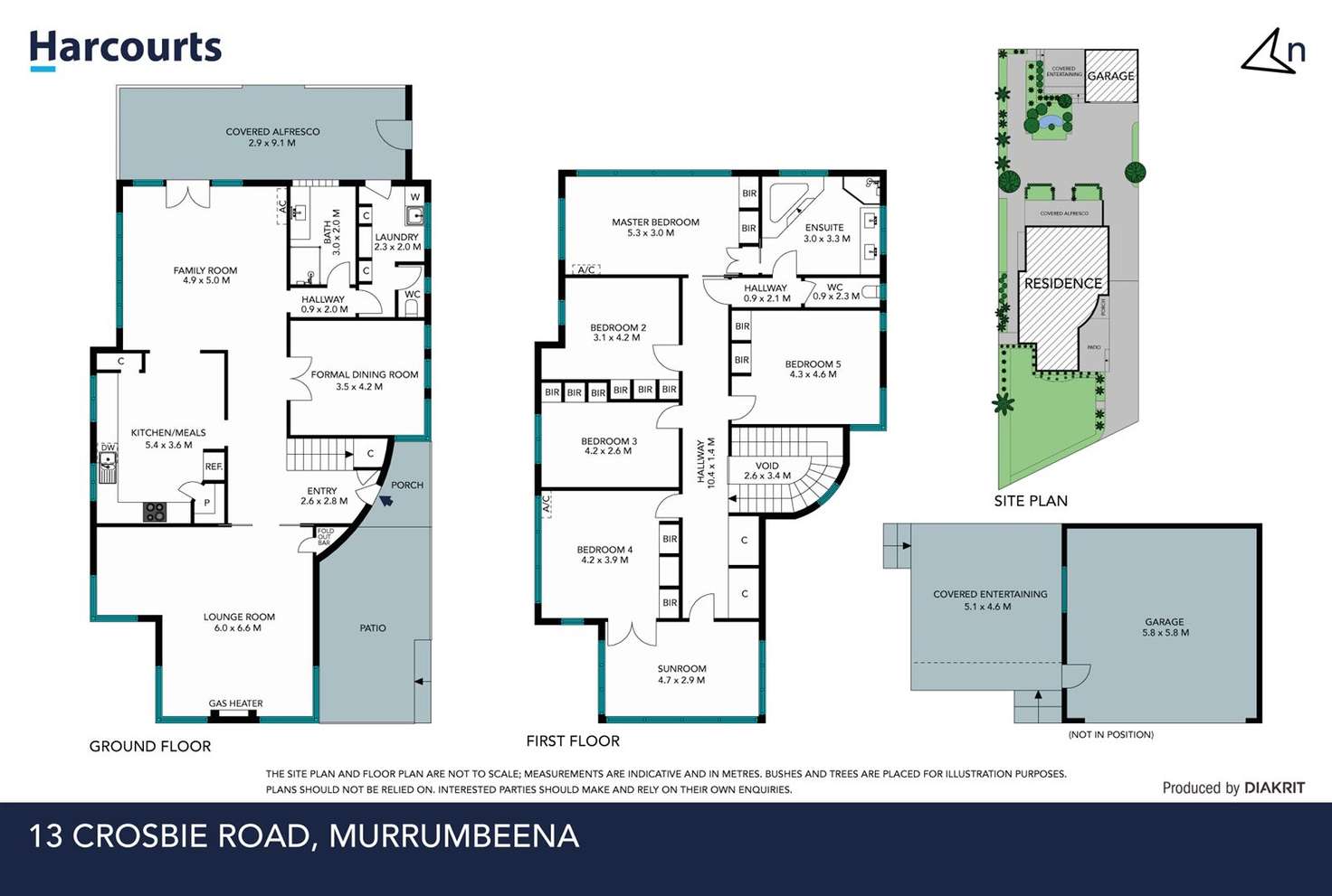 Floorplan of Homely house listing, 13 Crosbie Road, Murrumbeena VIC 3163
