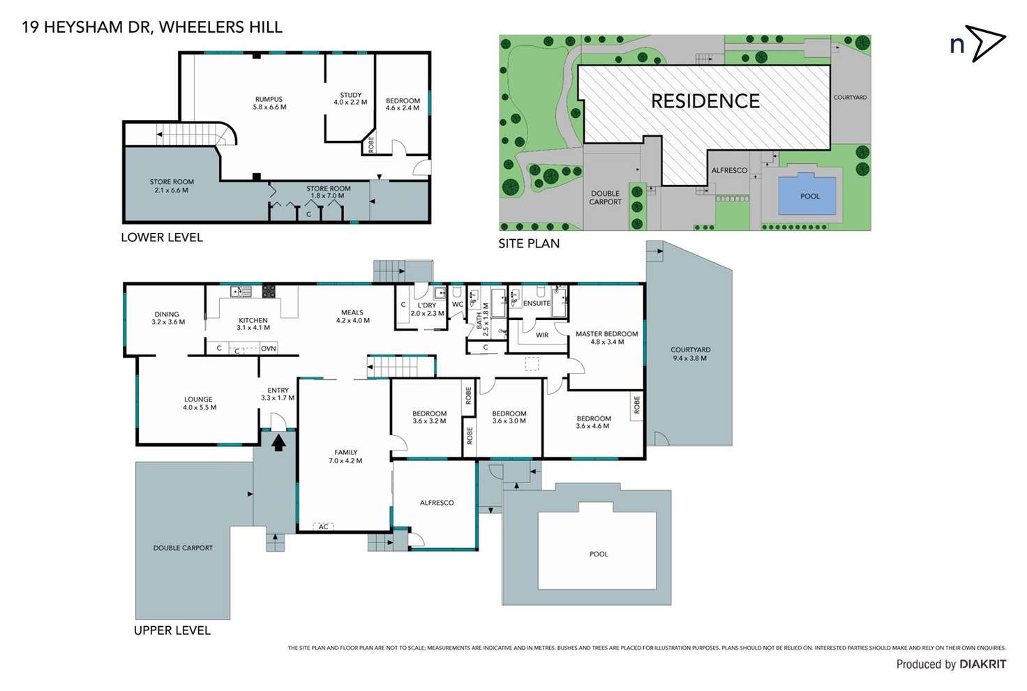 Floorplan of Homely house listing, 19 Heysham Drive, Wheelers Hill VIC 3150