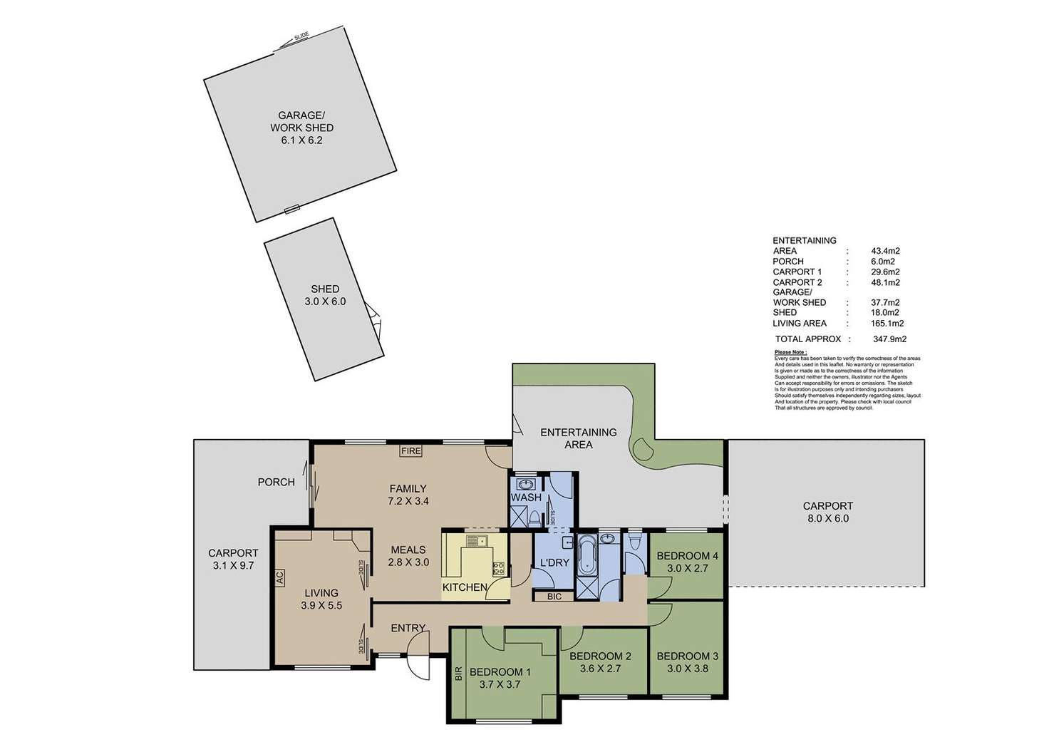 Floorplan of Homely house listing, 36 Britannia Road, Nairne SA 5252