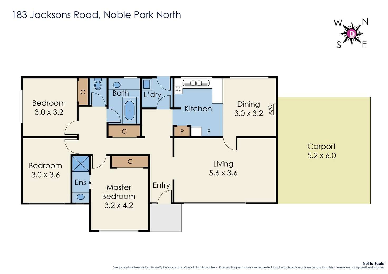 Floorplan of Homely house listing, 183 Jacksons Road, Noble Park North VIC 3174
