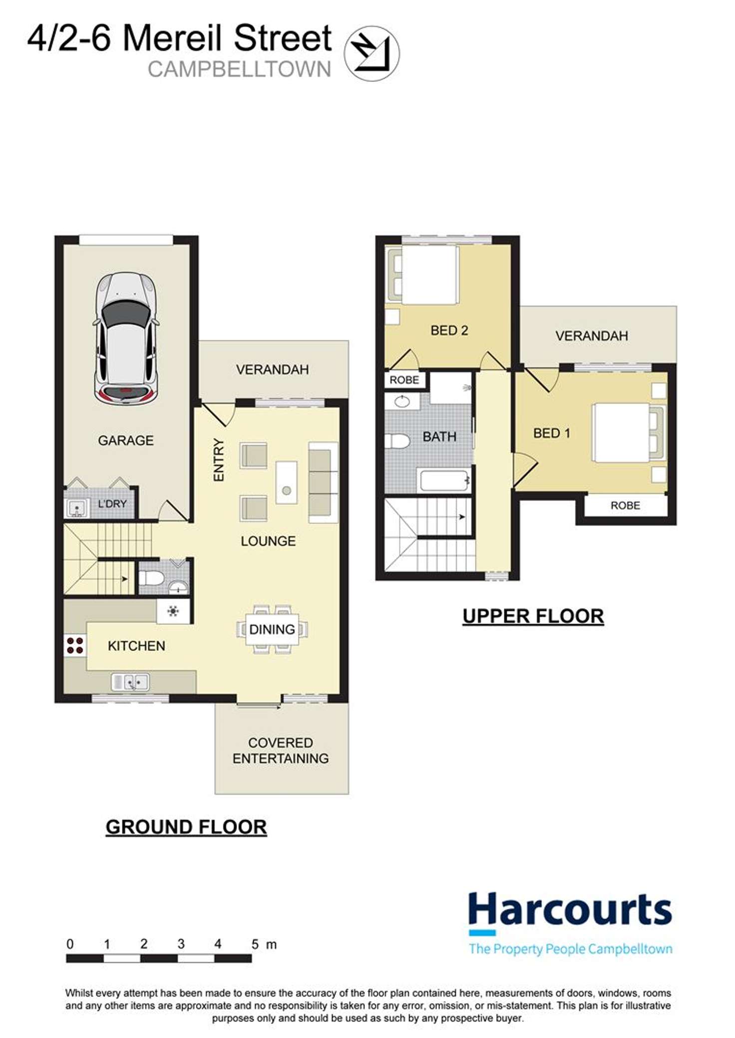 Floorplan of Homely house listing, 4/2-6 Mereil Street, Campbelltown NSW 2560