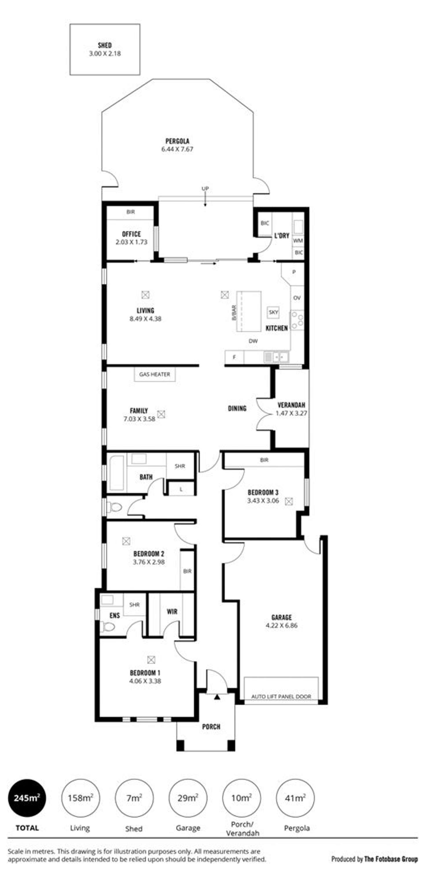 Floorplan of Homely house listing, 20 Santiago Street, West Lakes Shore SA 5020