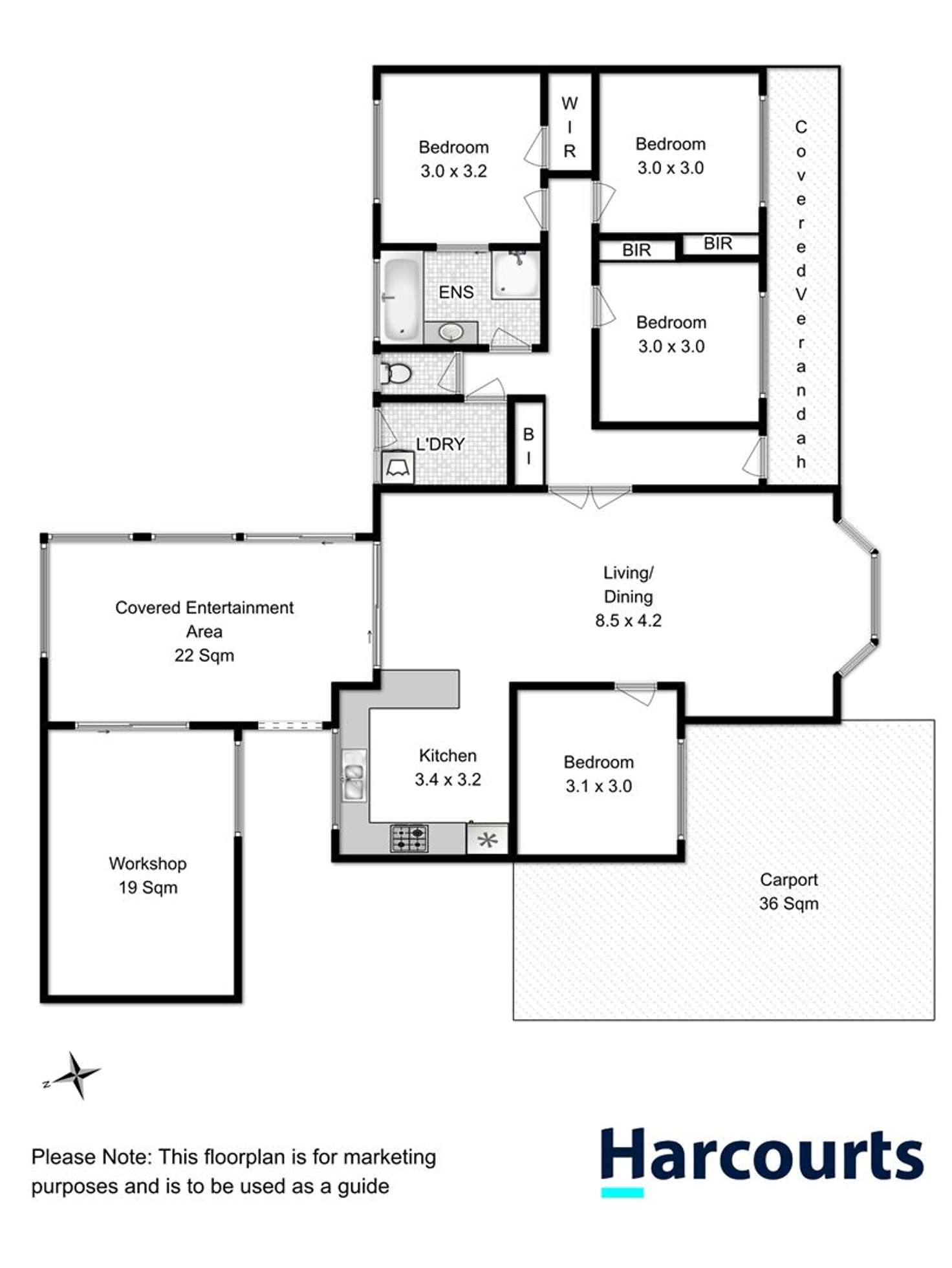 Floorplan of Homely house listing, 25 Melaluka Court, Brighton TAS 7030