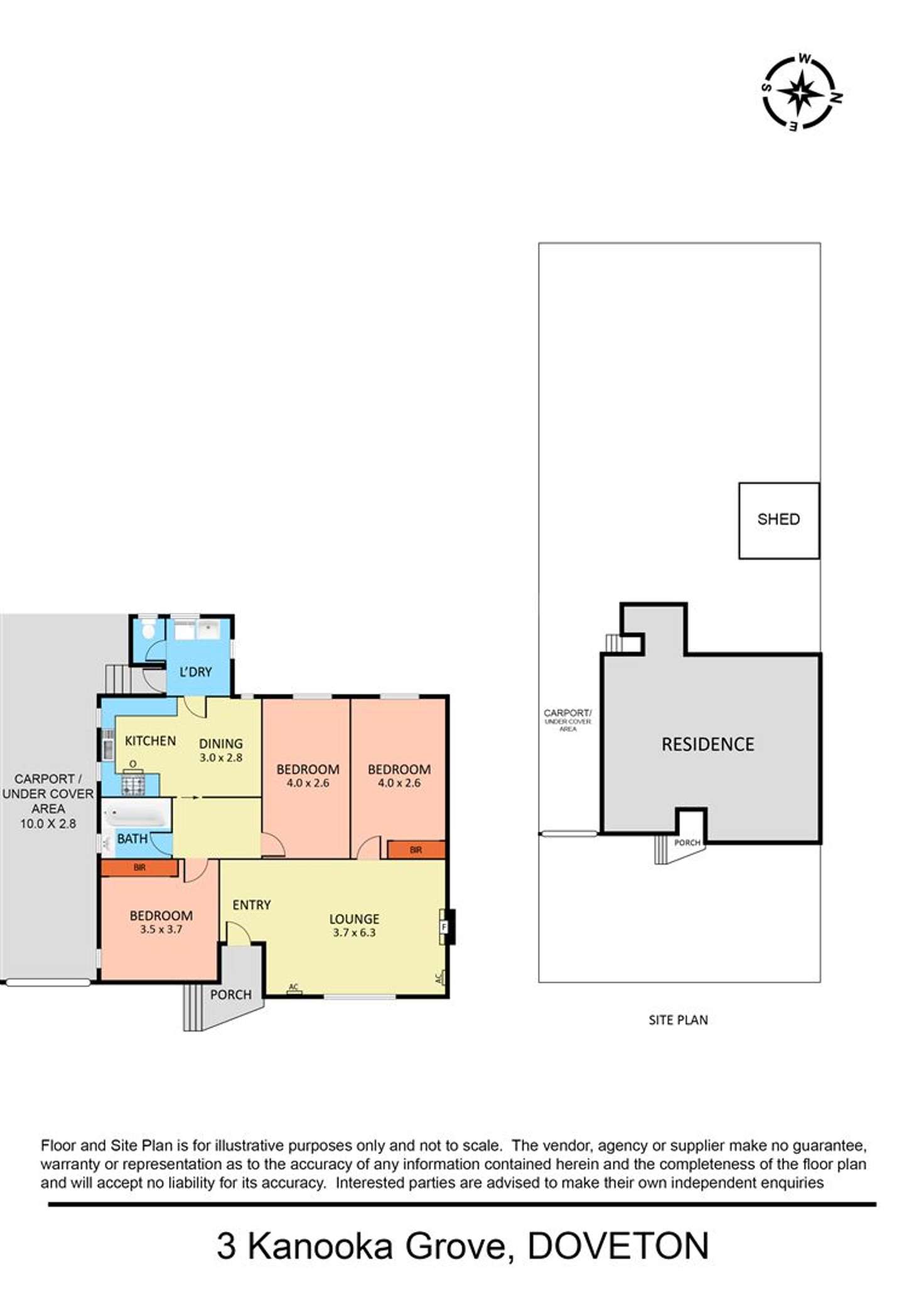 Floorplan of Homely house listing, 3 Kanooka Grove, Doveton VIC 3177