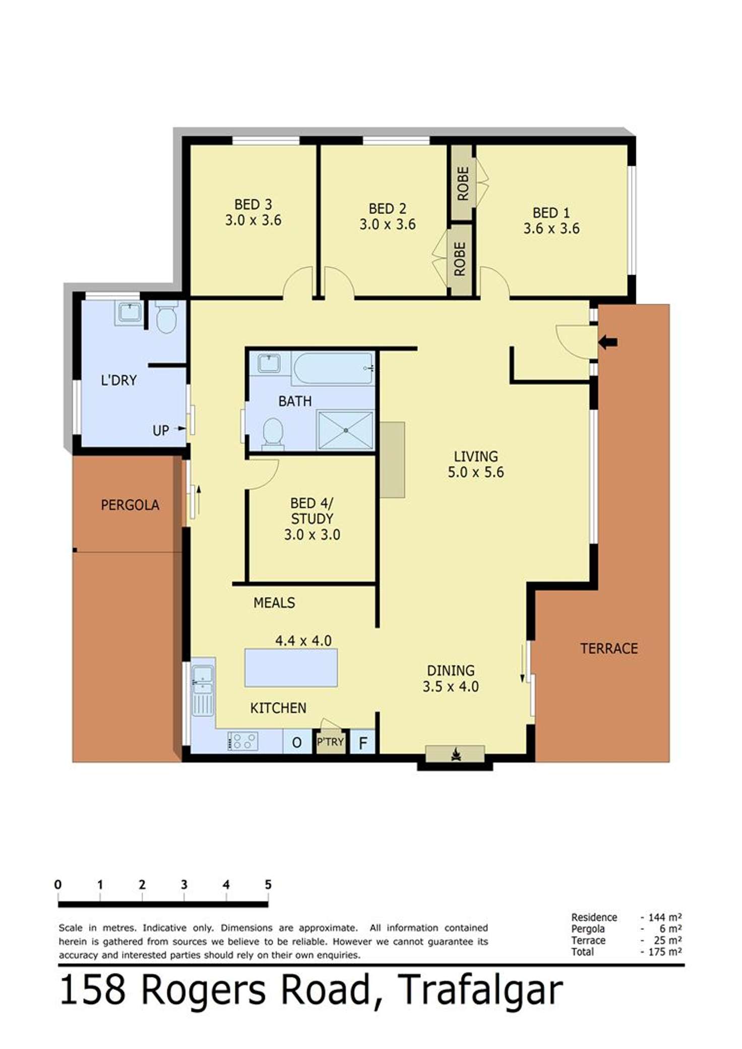 Floorplan of Homely acreageSemiRural listing, 158 Rogers Road, Trafalgar South VIC 3824