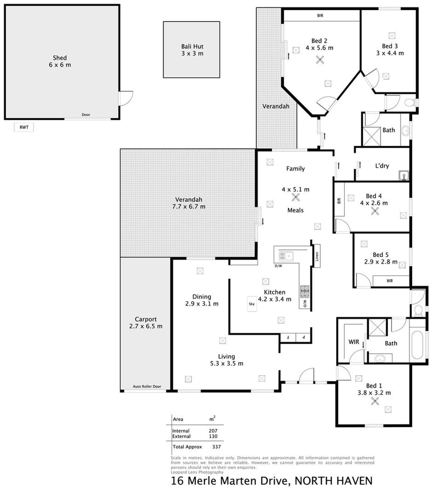 Floorplan of Homely house listing, 16 Merle Marten Drive, North Haven SA 5018