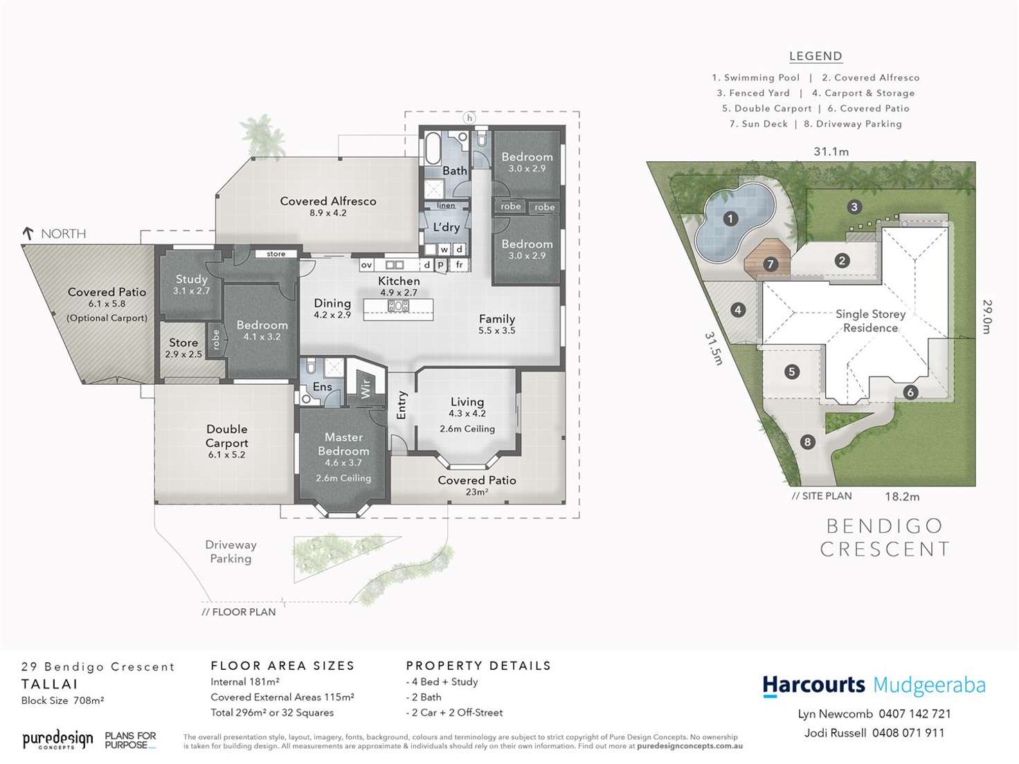 Floorplan of Homely house listing, 29 Bendigo Crescent, Tallai QLD 4213