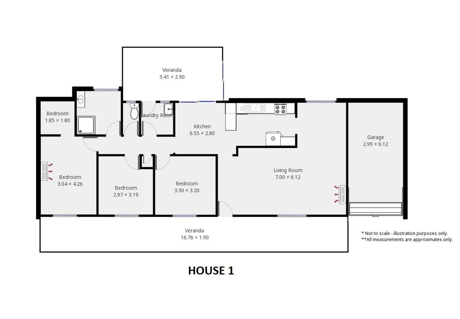 Floorplan of Homely house listing, 11-13 Coutts Street, Coobowie SA 5583