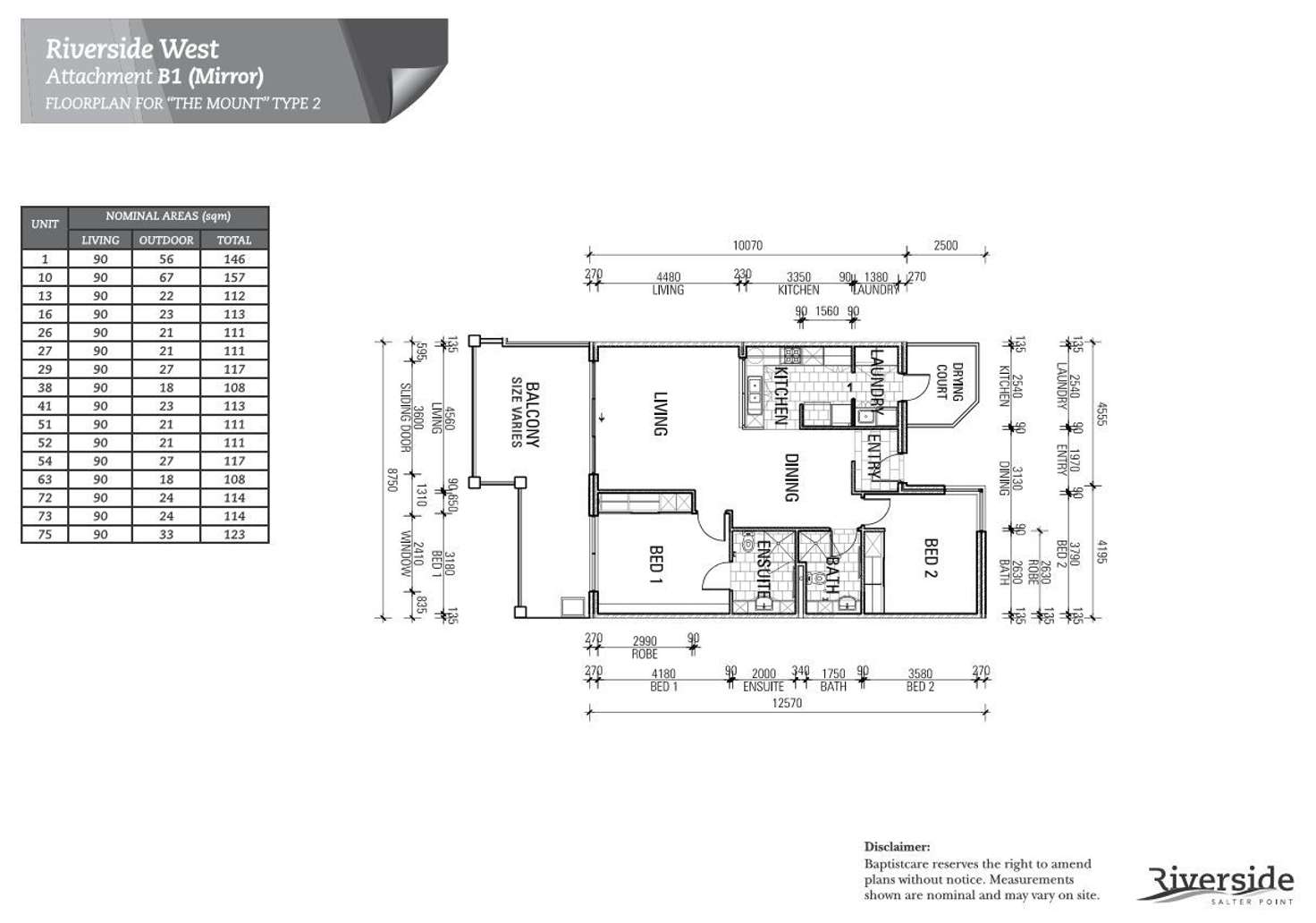 Floorplan of Homely retirement listing, 41/10 Roebuck Drive, Salter Point WA 6152