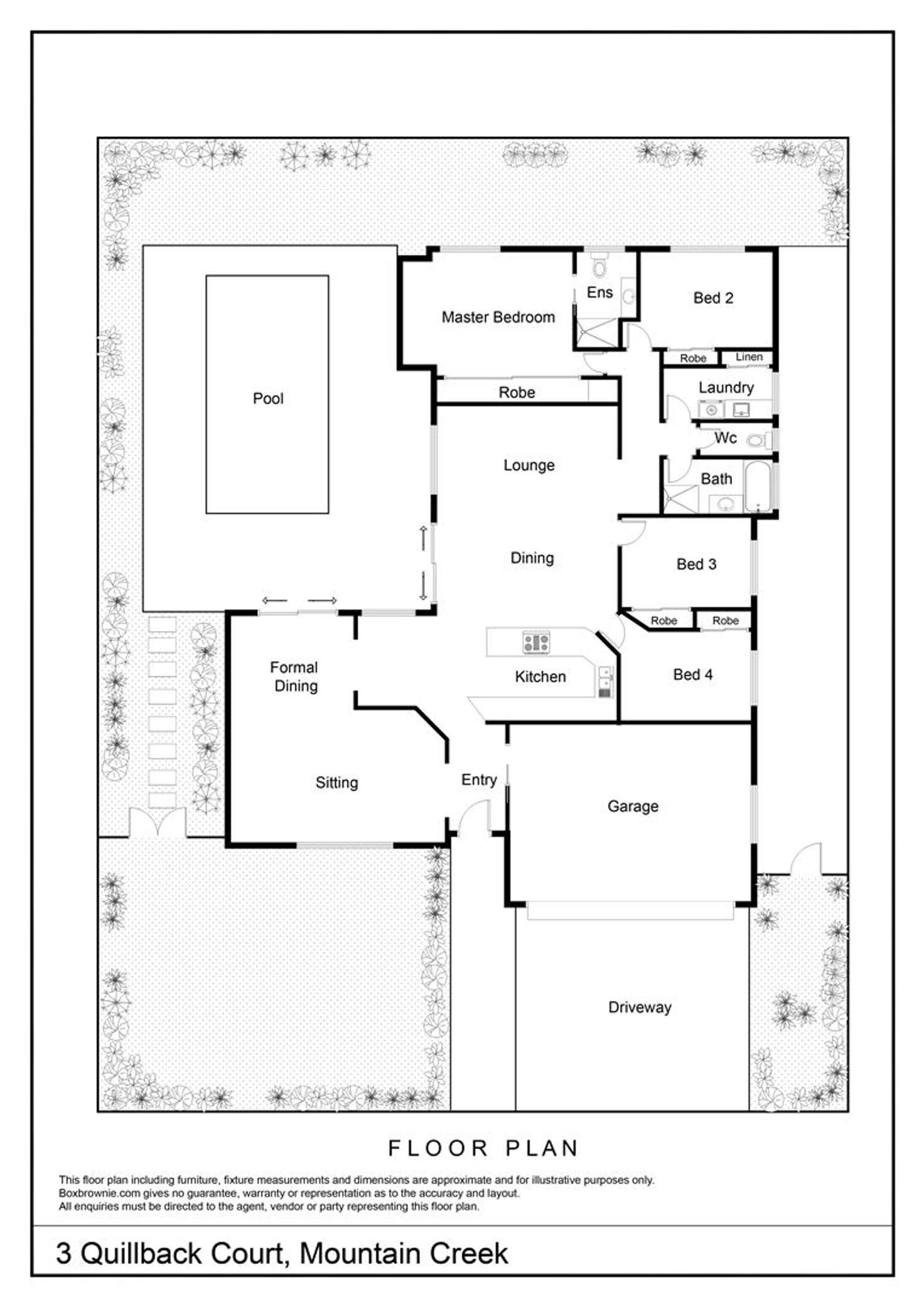 Floorplan of Homely house listing, 3 Quillback Court, Mountain Creek QLD 4557