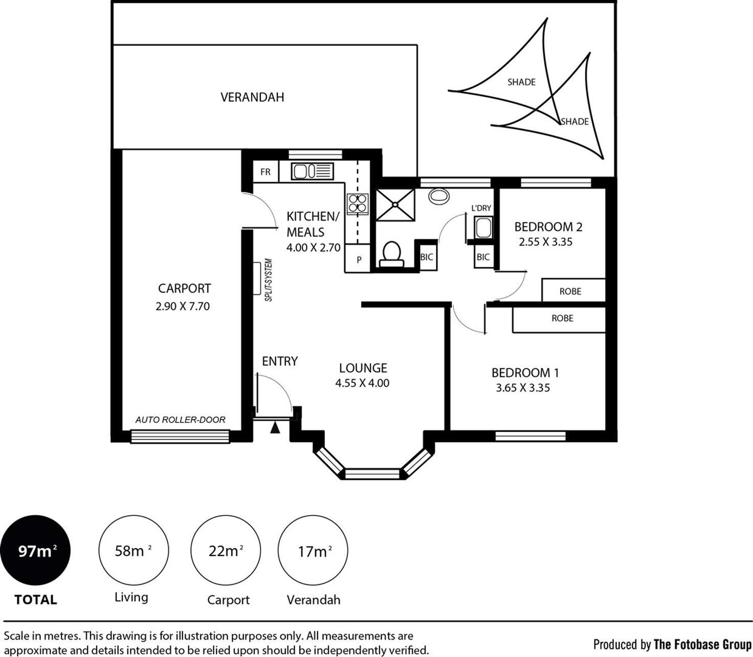 Floorplan of Homely unit listing, 8/540 Torrens Road, Woodville North SA 5012