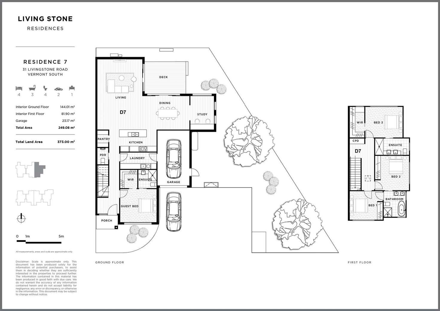 Floorplan of Homely townhouse listing, U1-U7/31 Livingstone Road, Vermont South VIC 3133