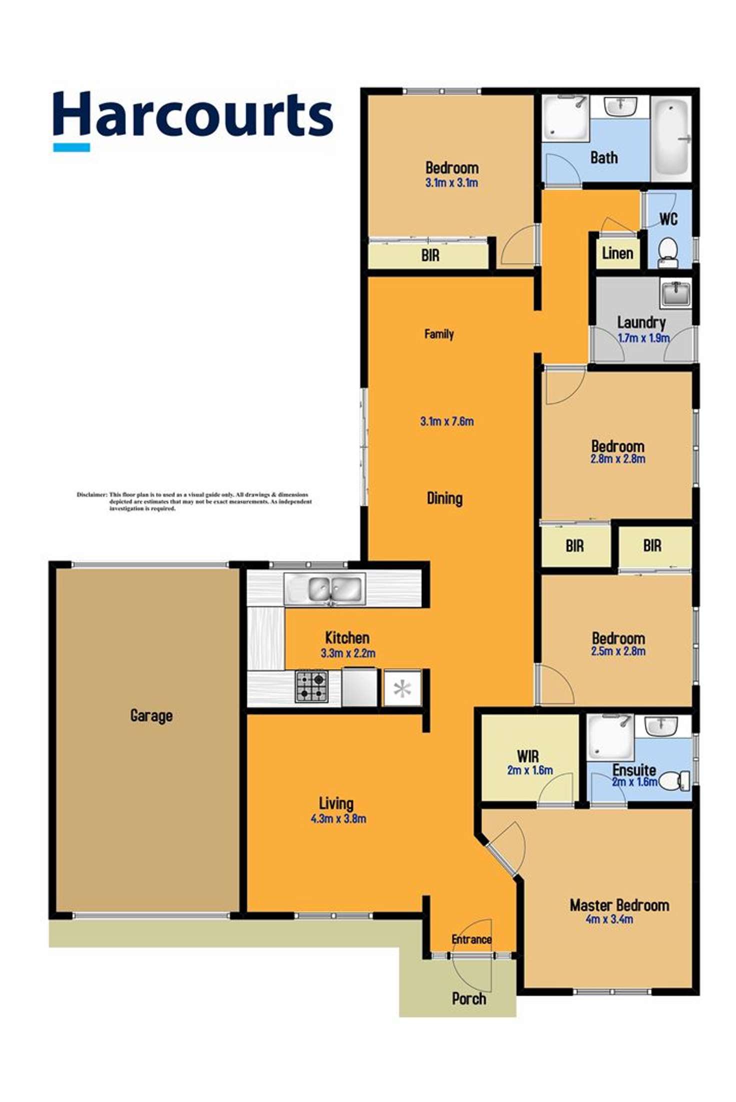 Floorplan of Homely house listing, 20 Blaxland Street, Burnside Heights VIC 3023