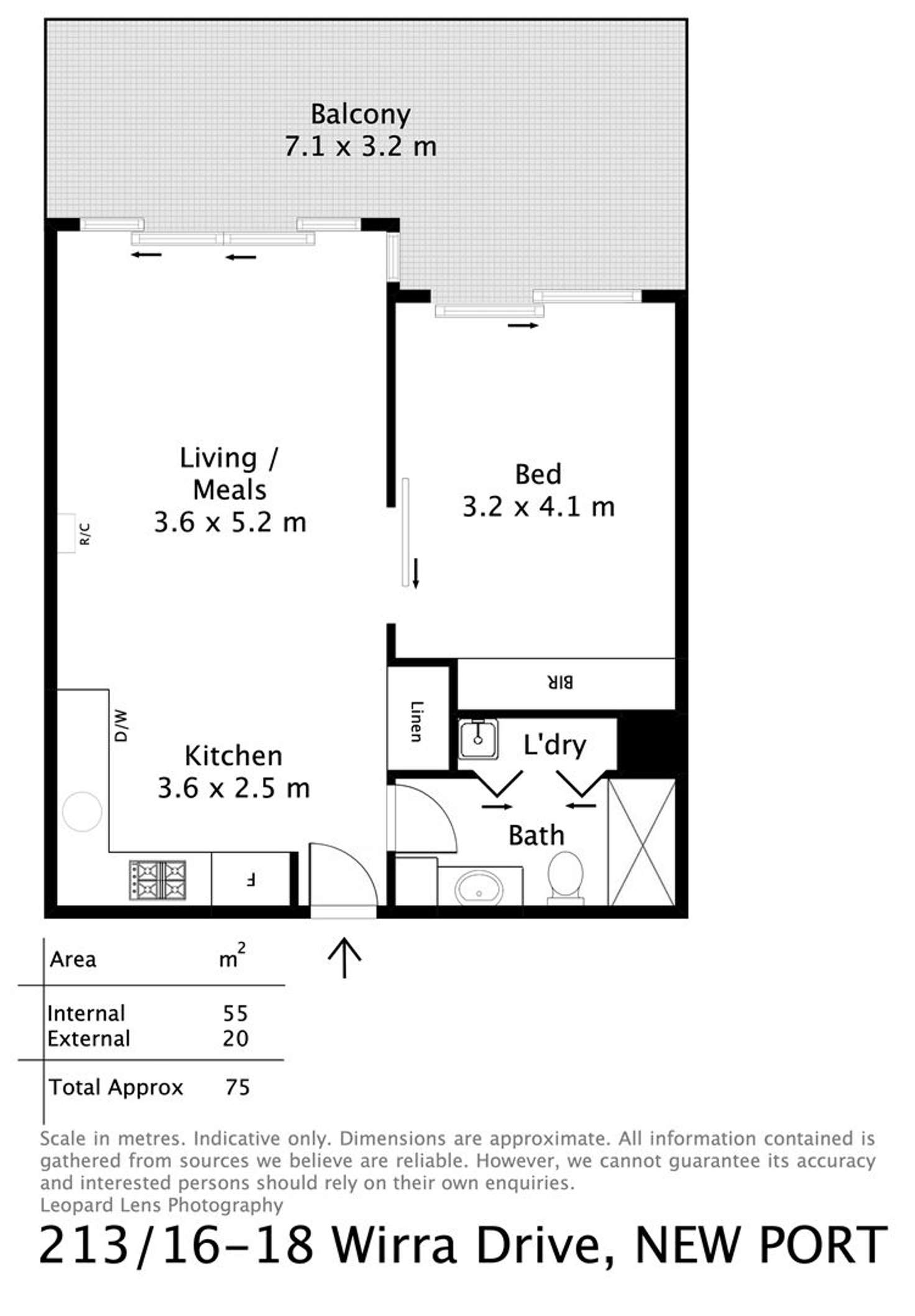Floorplan of Homely apartment listing, 213/16-18 Wirra Drive, New Port, New Port SA 5015