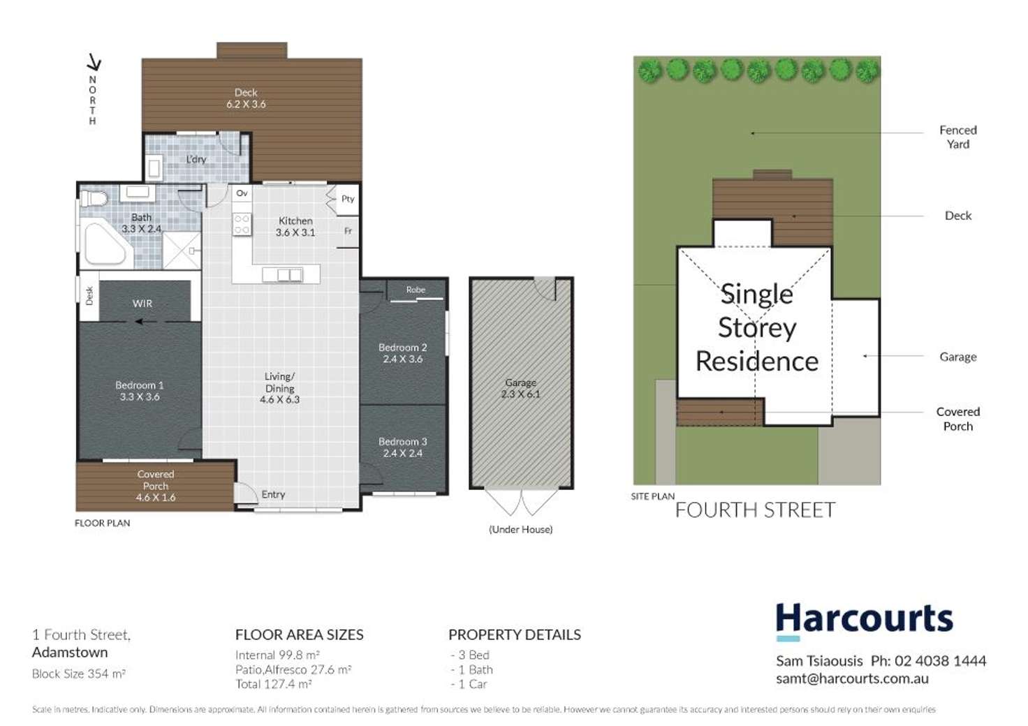 Floorplan of Homely house listing, 1 Fourth Street, Adamstown NSW 2289
