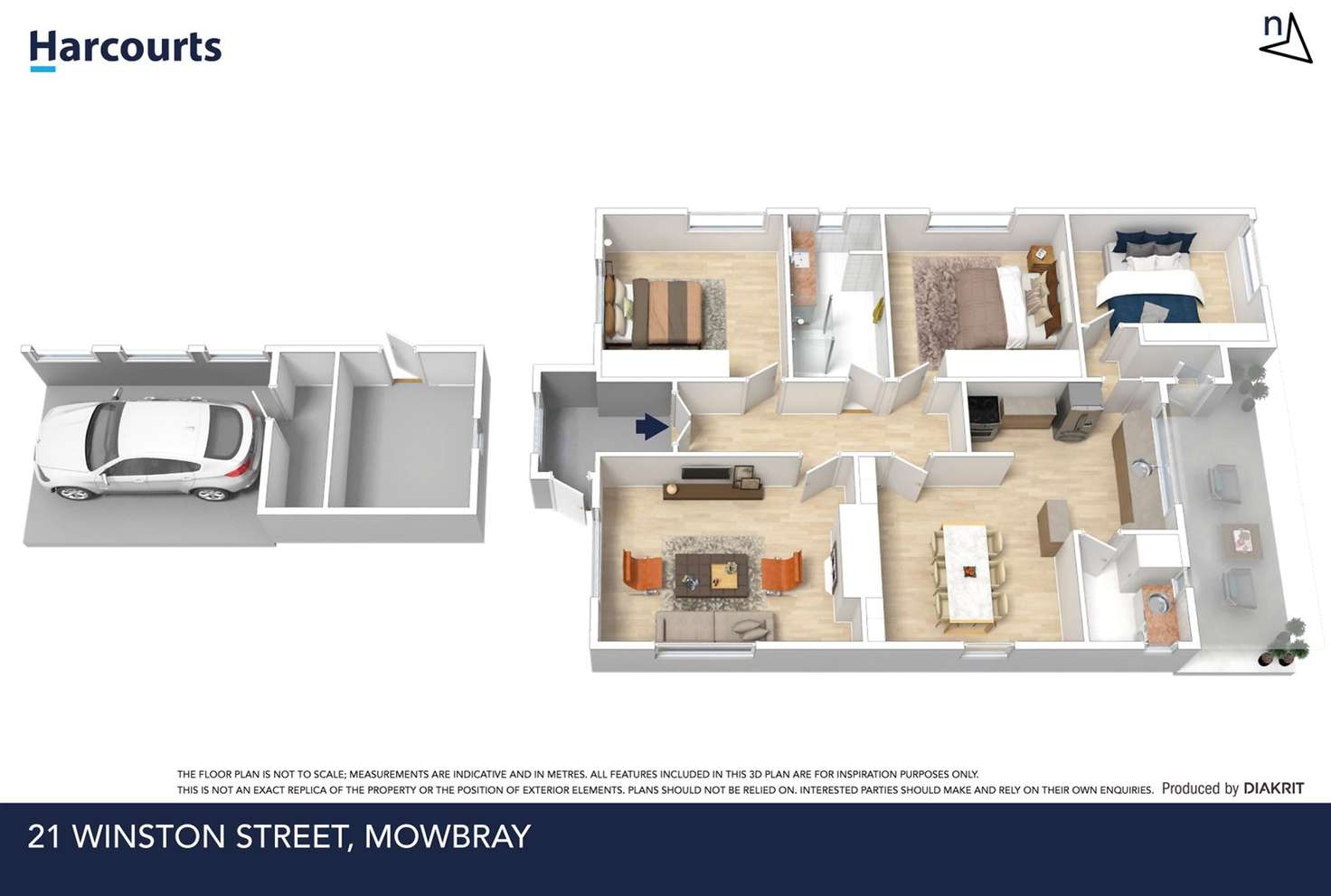 Floorplan of Homely house listing, 21 Winston Street, Mowbray TAS 7248