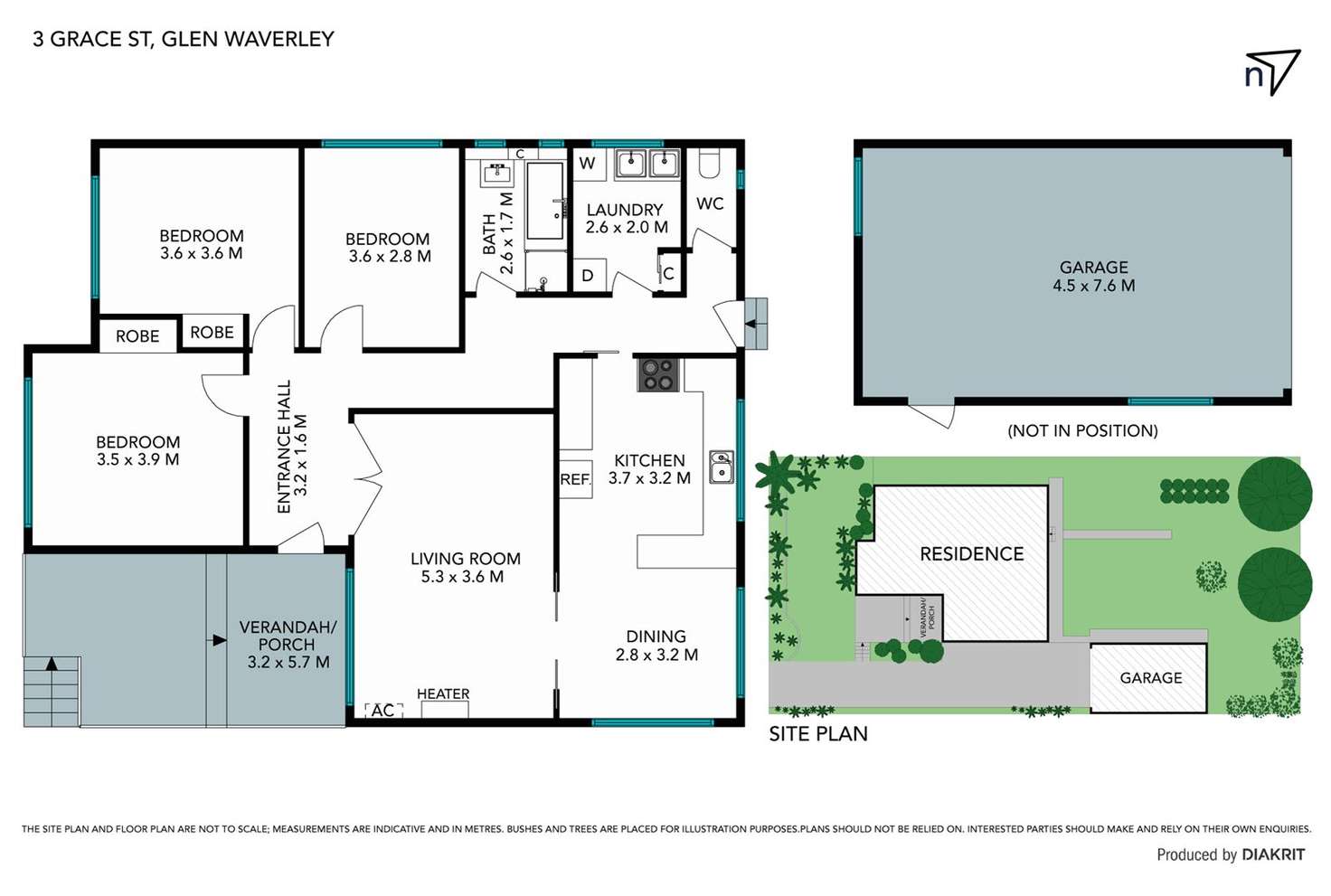 Floorplan of Homely house listing, 3 Grace Street, Glen Waverley VIC 3150