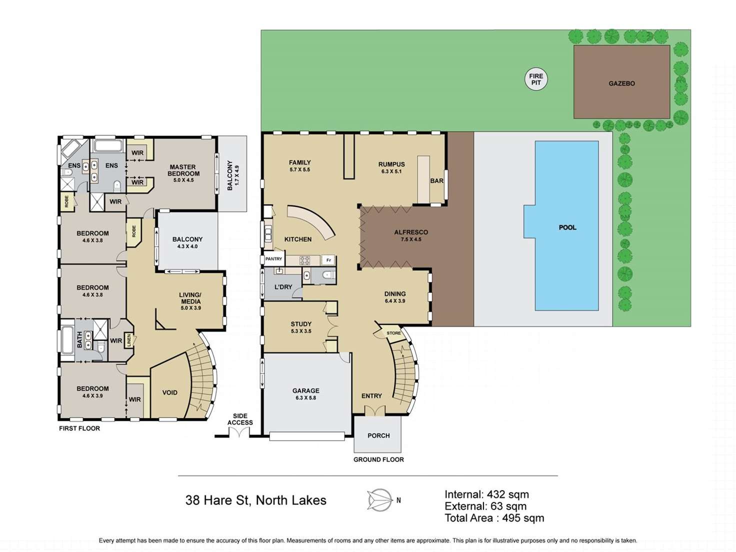 Floorplan of Homely house listing, 38 Hare Street, North Lakes QLD 4509