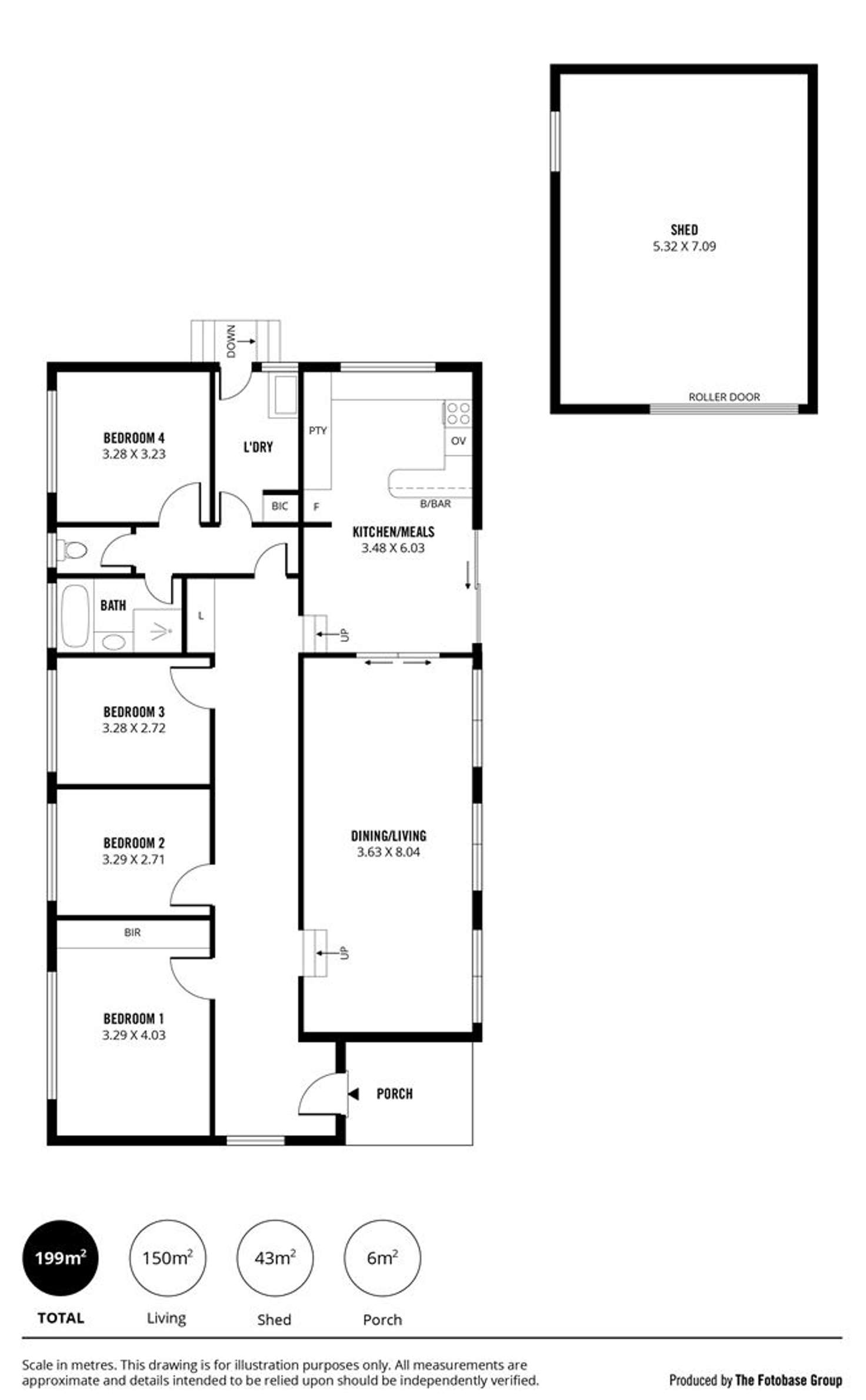 Floorplan of Homely house listing, 9 Voules Street, Taperoo SA 5017
