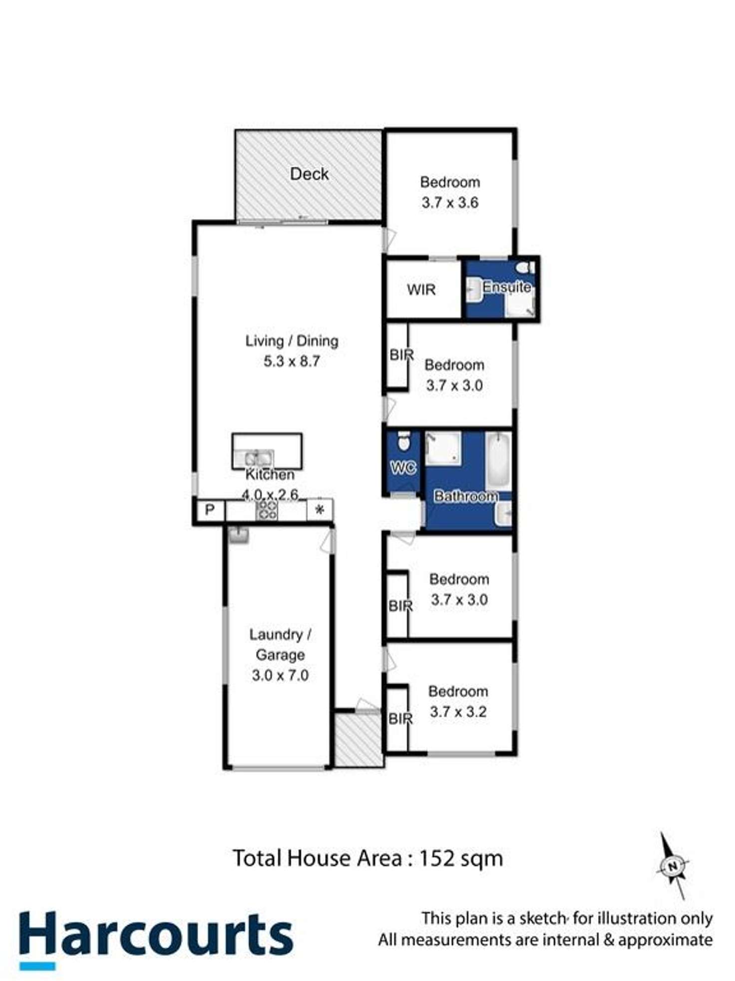 Floorplan of Homely house listing, 345 Redwood Road, Kingston TAS 7050