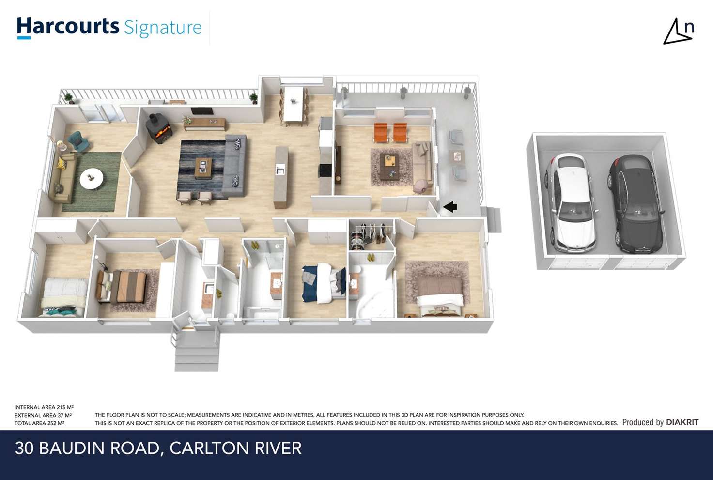Floorplan of Homely house listing, 30 Baudin Road, Carlton River TAS 7173
