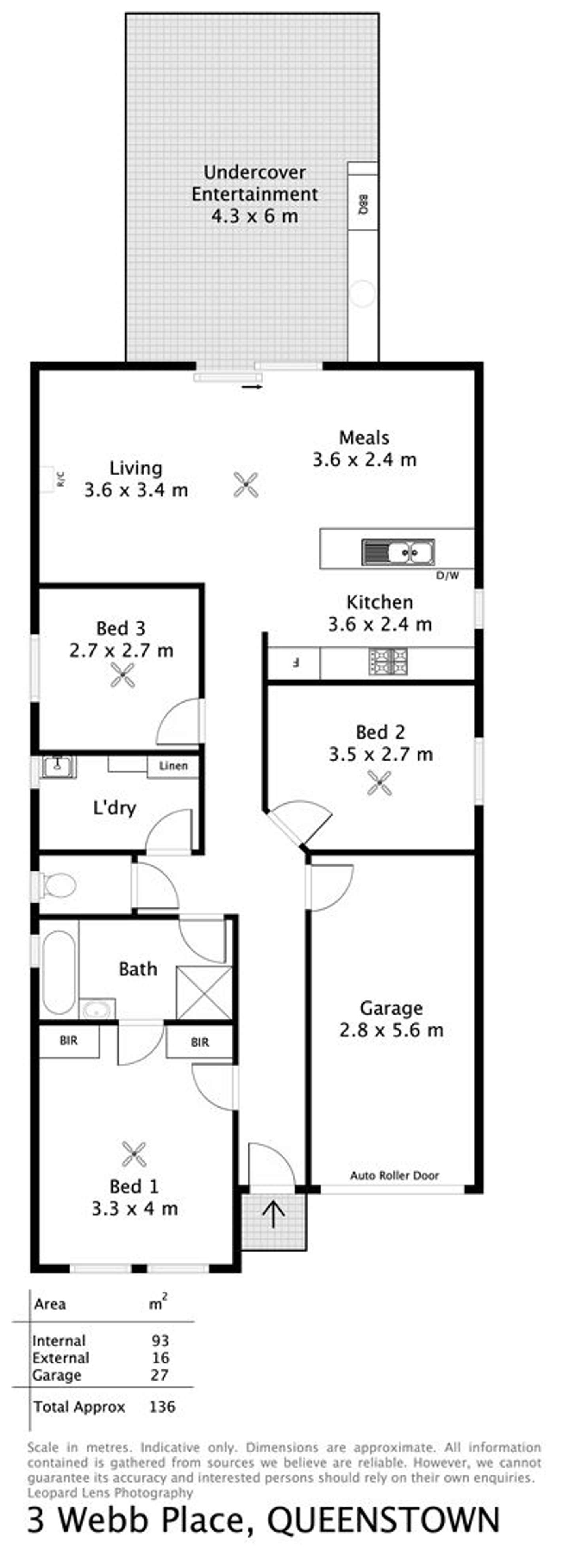 Floorplan of Homely house listing, 3 Webb Place, Queenstown SA 5014