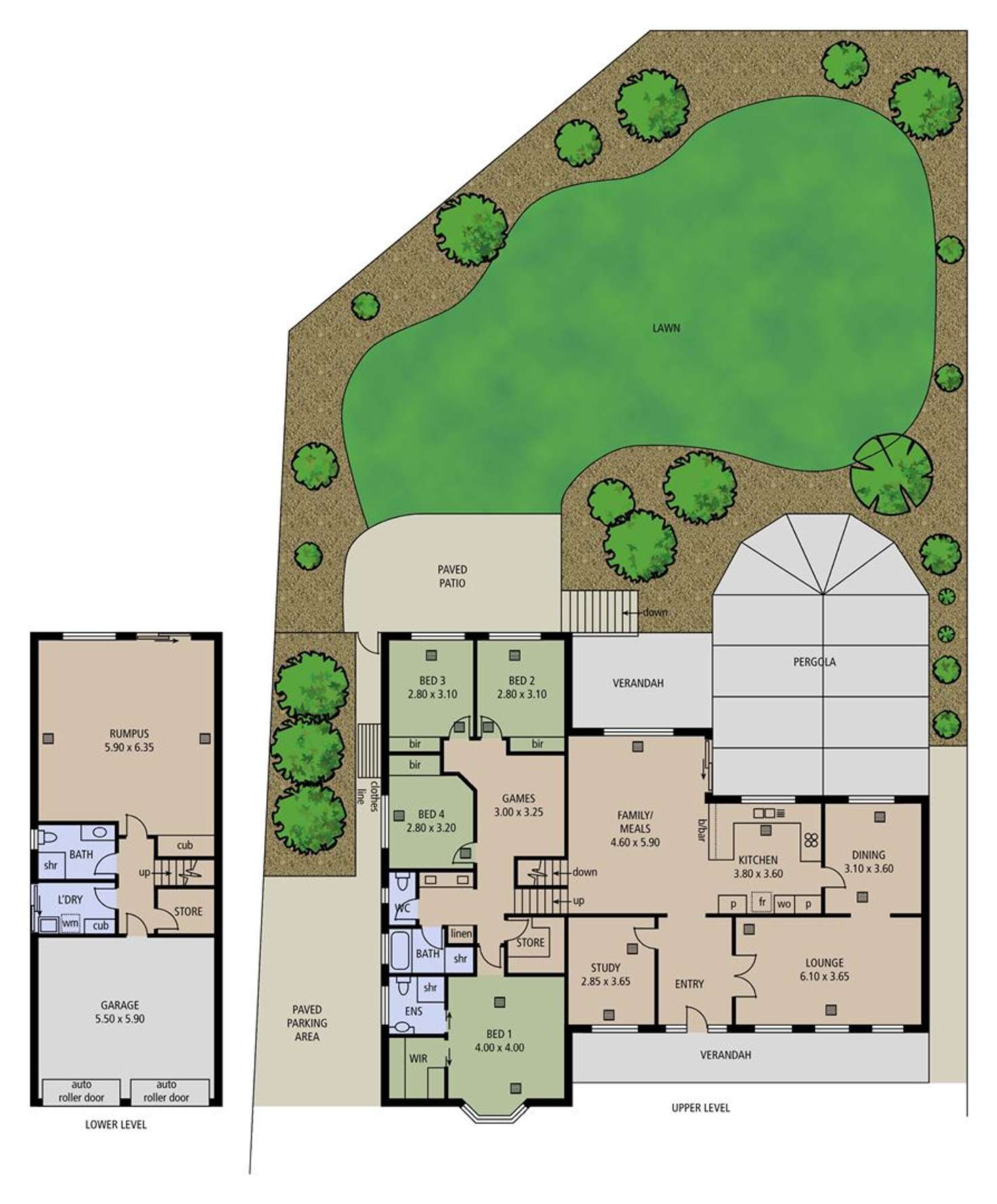 Floorplan of Homely house listing, 2 Kurrajong Court, Aberfoyle Park SA 5159