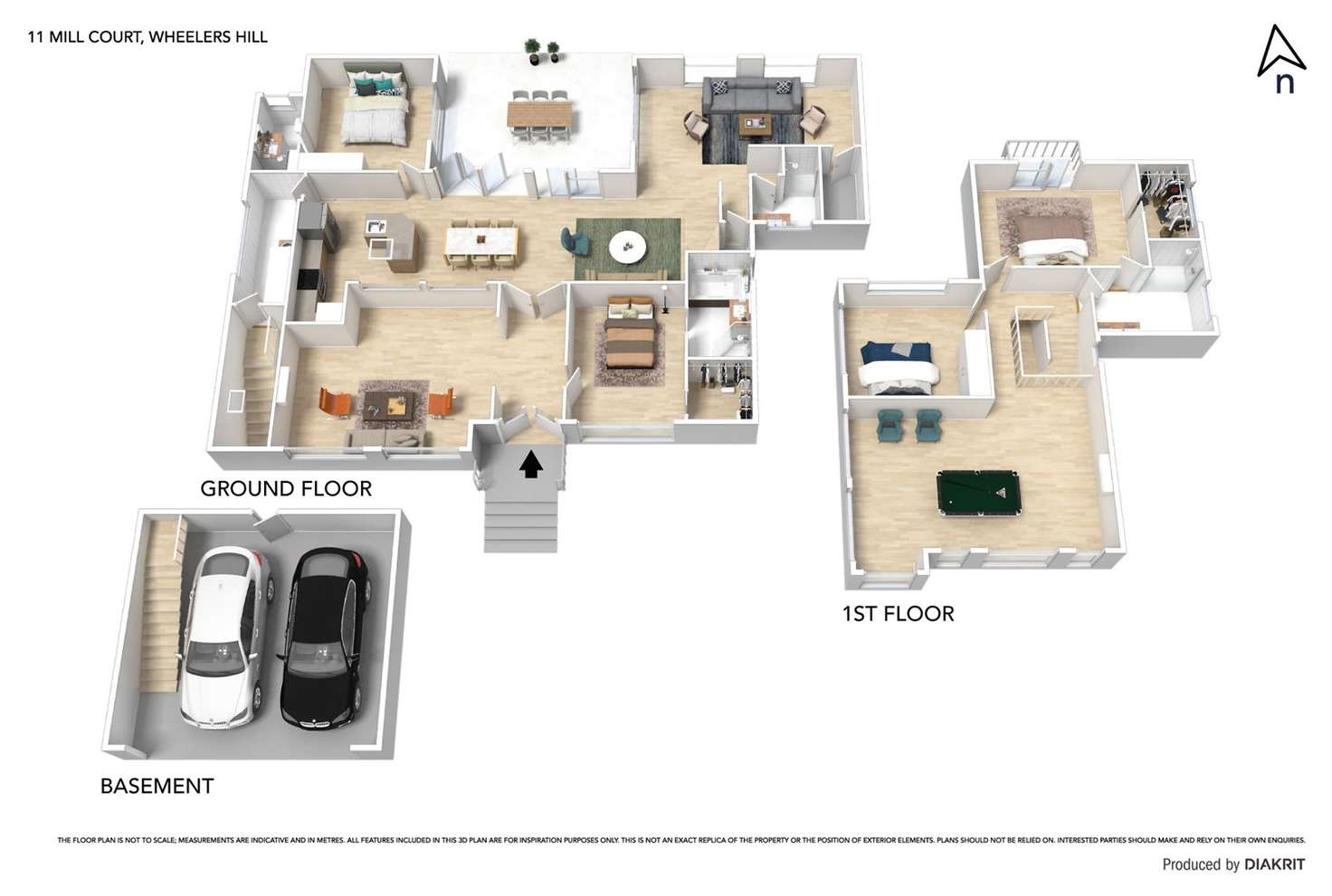 Floorplan of Homely house listing, 11 Mill Court, Wheelers Hill VIC 3150