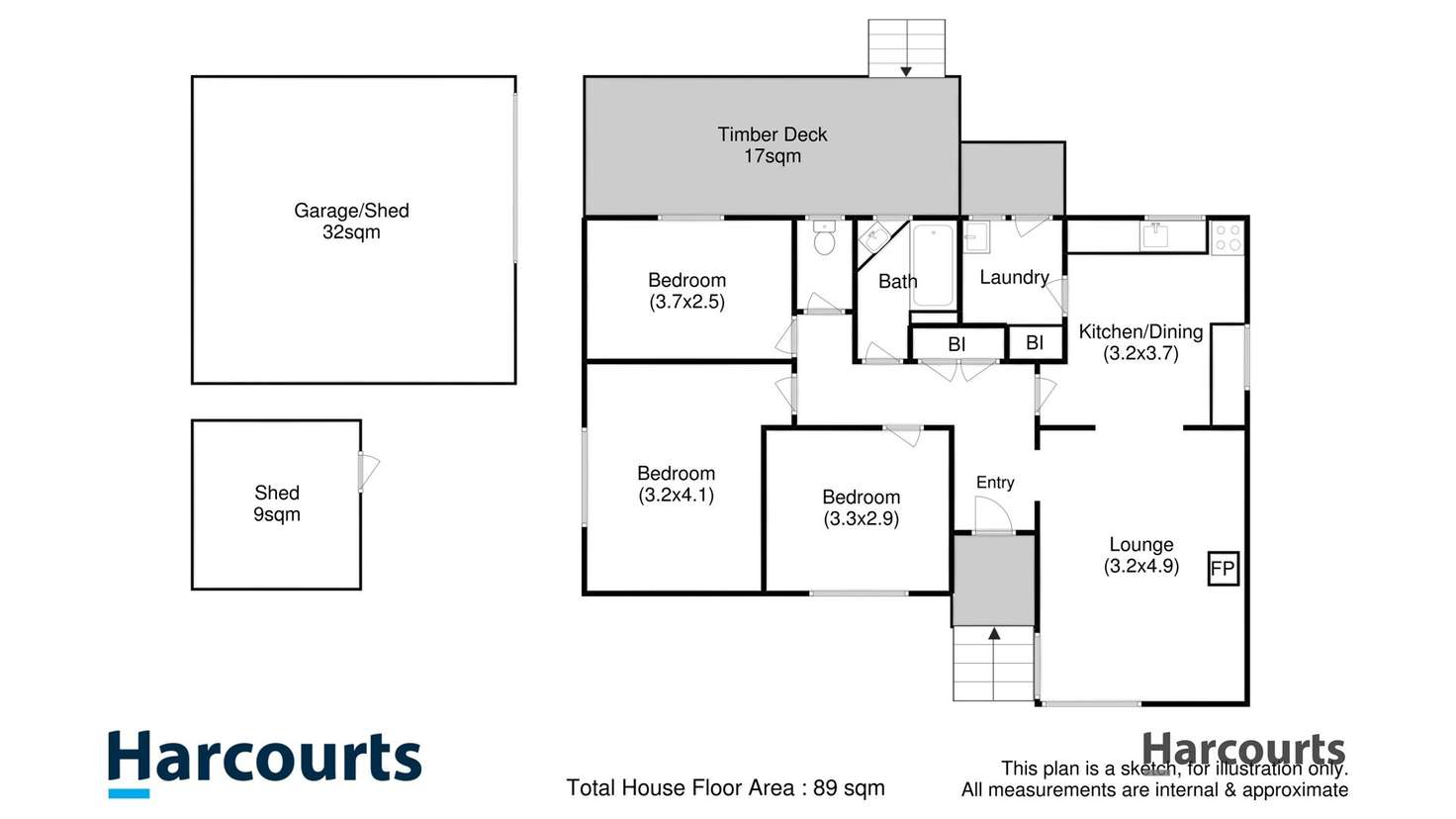 Floorplan of Homely house listing, 107 Mockridge Road, Clarendon Vale TAS 7019