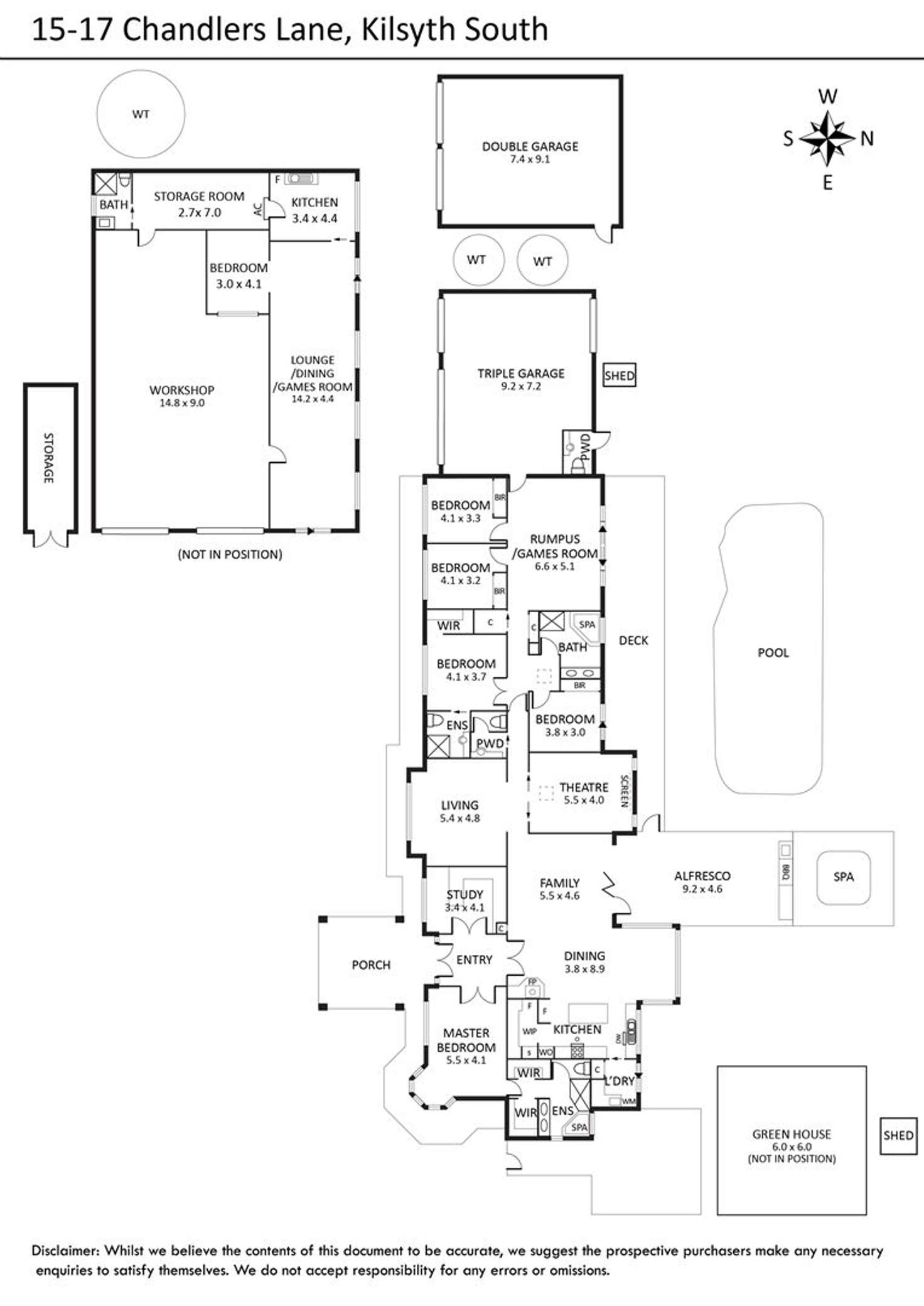 Floorplan of Homely house listing, 15-17 Chandlers Lane, Kilsyth South VIC 3137