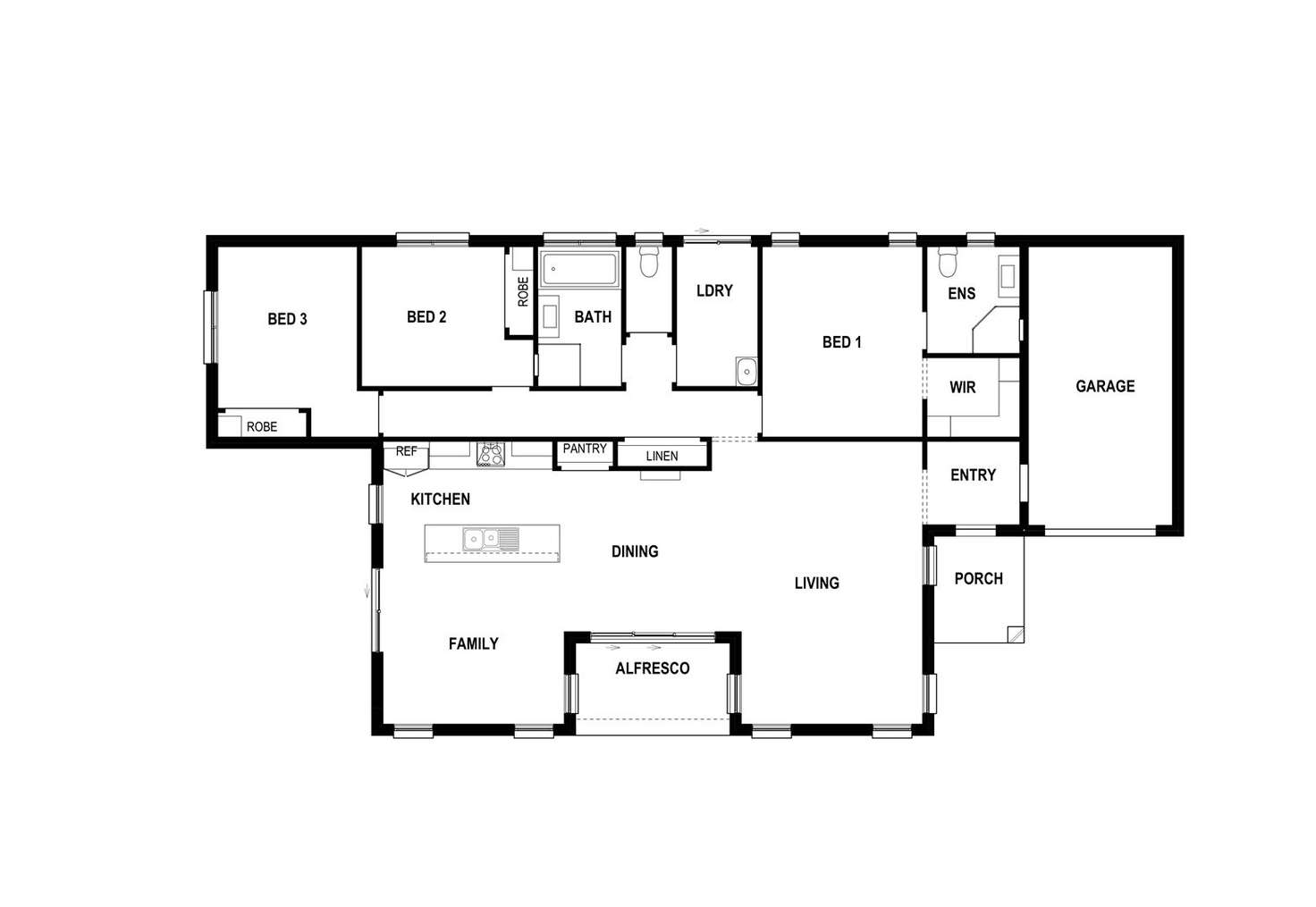 Floorplan of Homely house listing, 23 Eldridge Drive, Kingston TAS 7050
