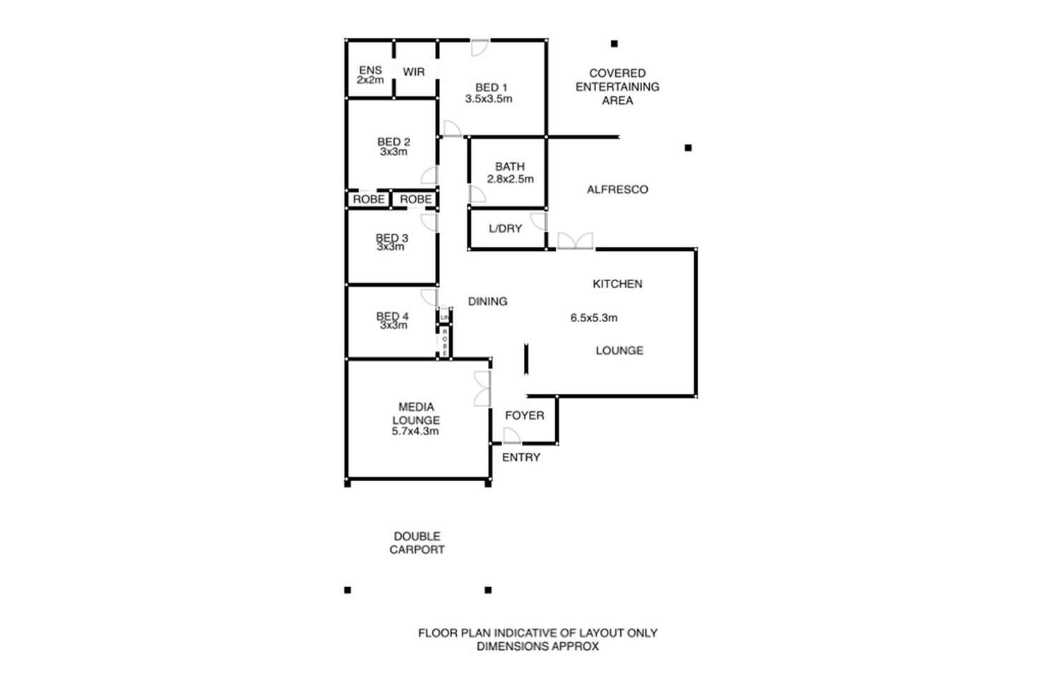 Floorplan of Homely house listing, 21 Lake Amaroo Court, Logan Reserve QLD 4133