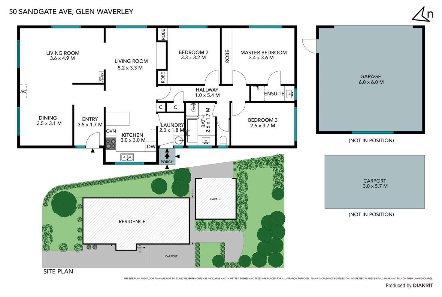 Floorplan of Homely house listing, 50 Sandgate Avenue, Glen Waverley VIC 3150