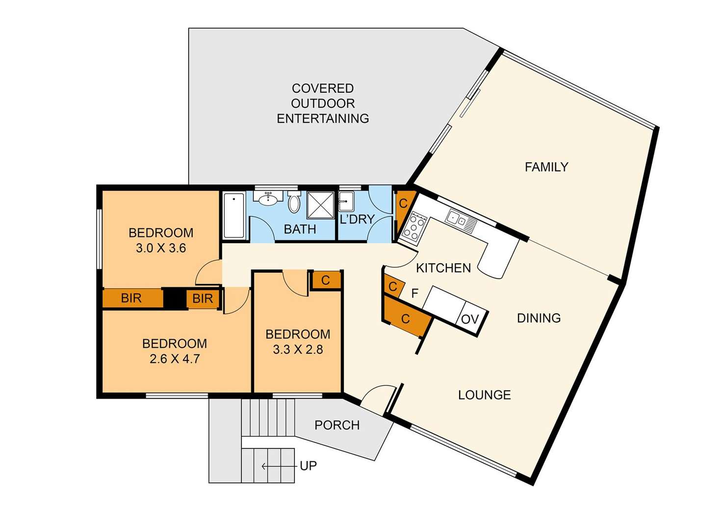 Floorplan of Homely house listing, 22 Frederick Street, Ferntree Gully VIC 3156