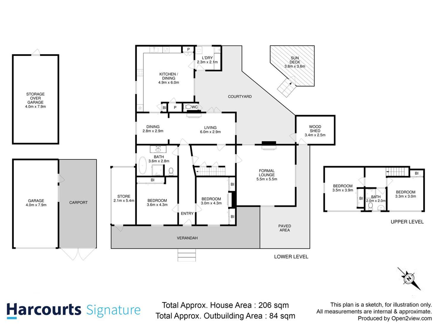 Floorplan of Homely house listing, 19 Queen Street, Bellerive TAS 7018