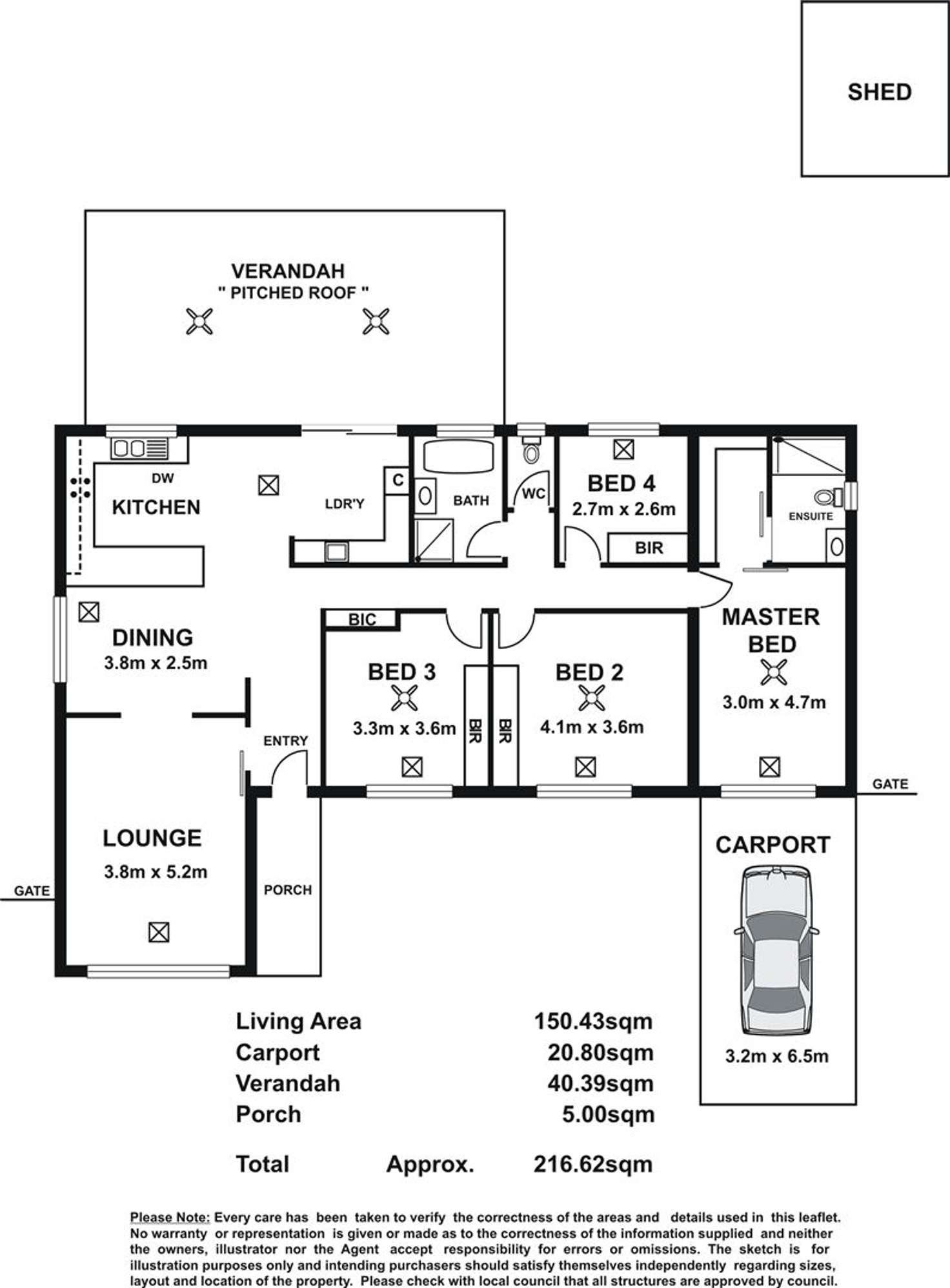 Floorplan of Homely house listing, 11 Mara Place, West Lakes SA 5021