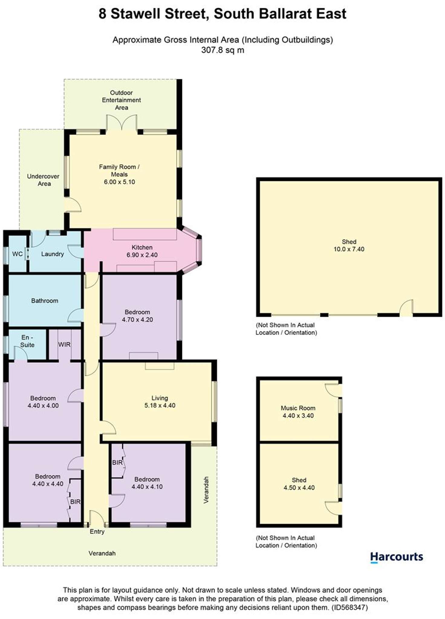 Floorplan of Homely house listing, 8 Stawell Street South, Ballarat East VIC 3350