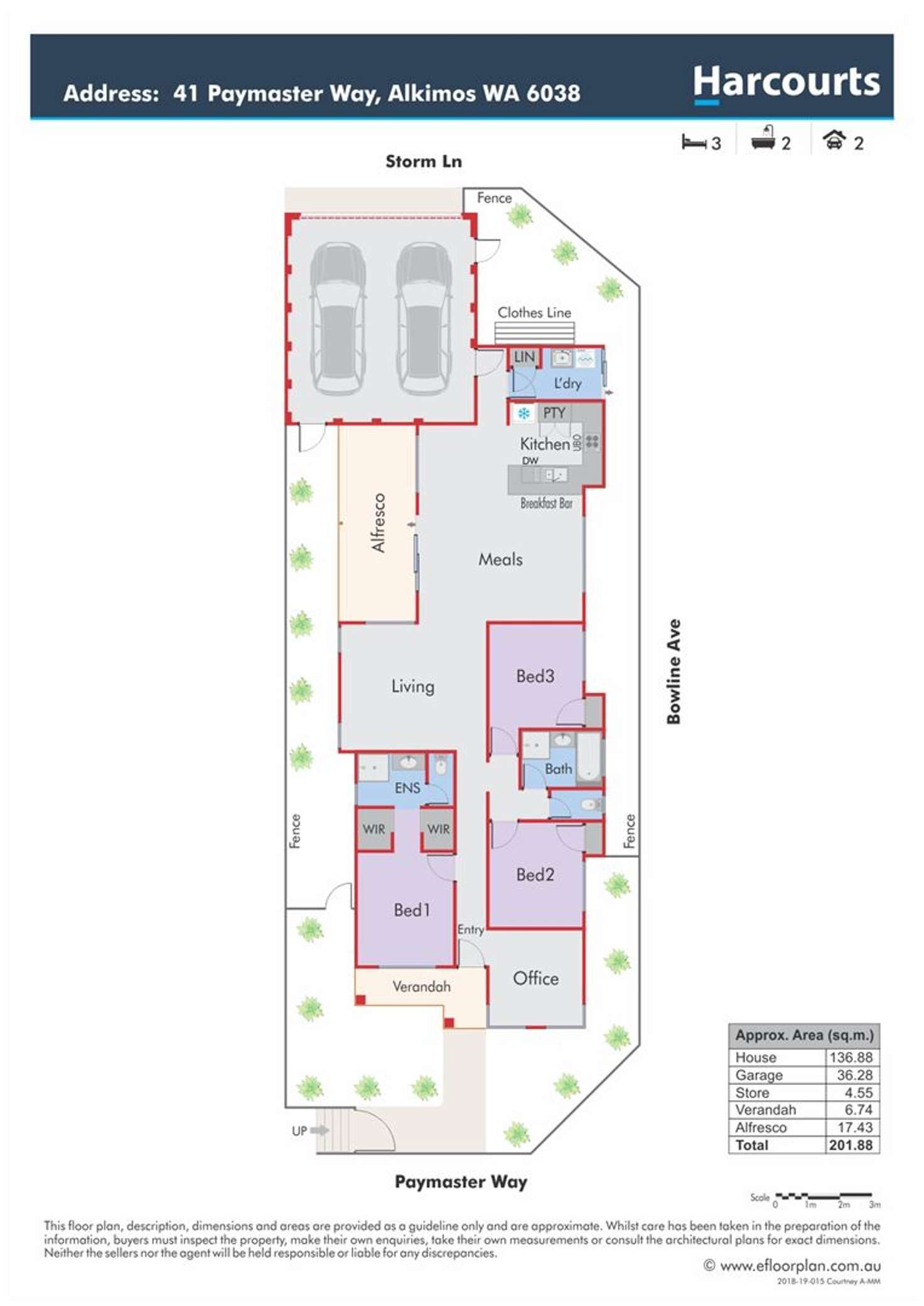 Floorplan of Homely house listing, 41 Paymaster Way, Alkimos WA 6038