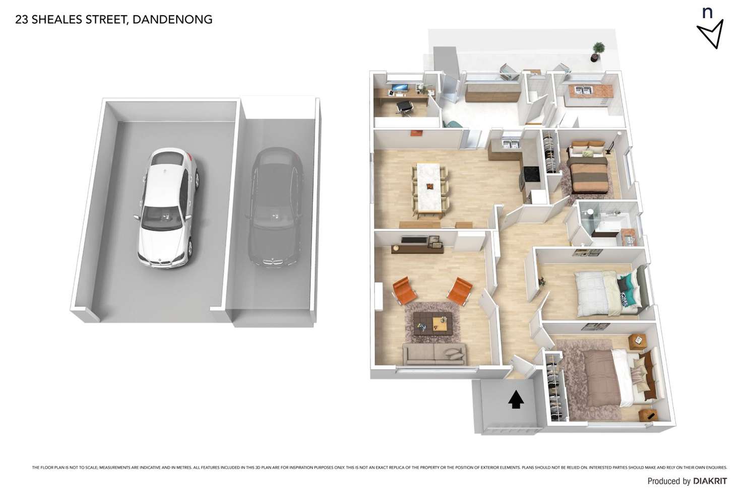 Floorplan of Homely house listing, 23 Sheales Street, Dandenong VIC 3175