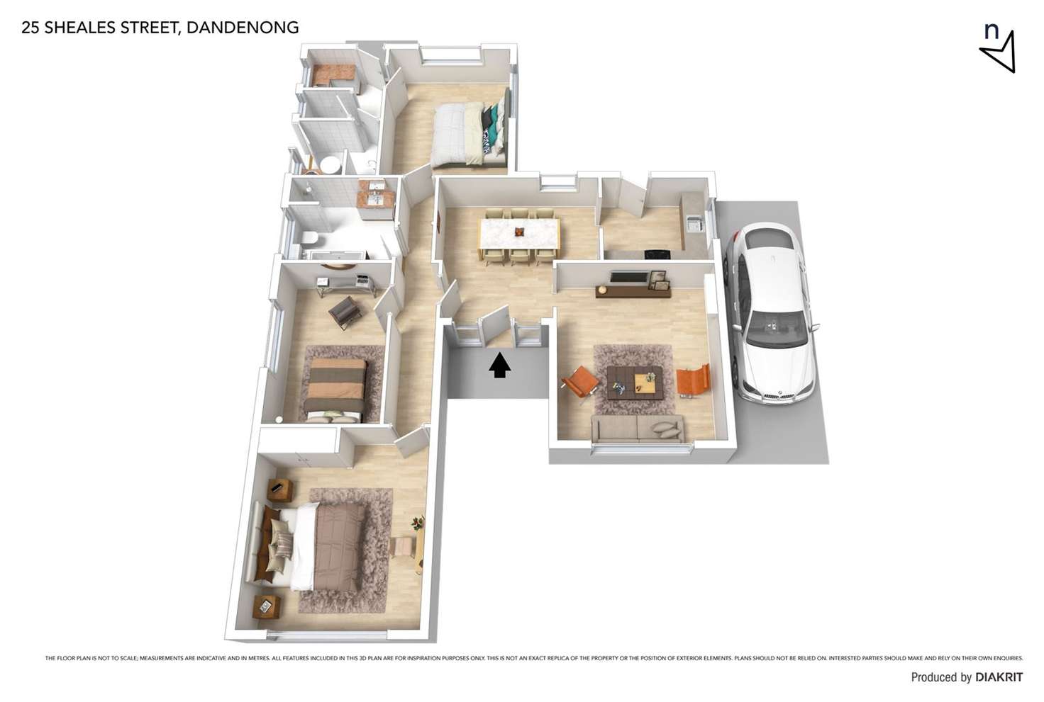 Floorplan of Homely house listing, 25 Sheales Street, Dandenong VIC 3175