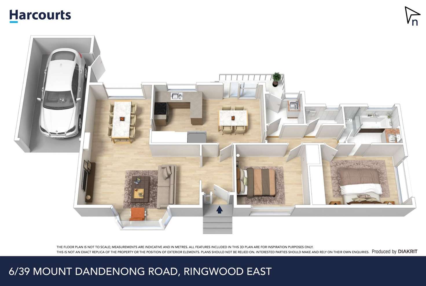 Floorplan of Homely unit listing, 6/39 Mount Dandenong Road, Ringwood East VIC 3135