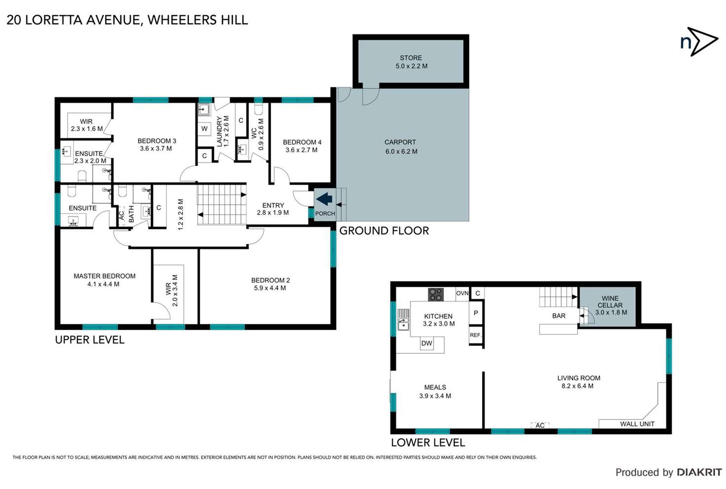 Floorplan of Homely house listing, 20 Loretta Avenue, Wheelers Hill VIC 3150