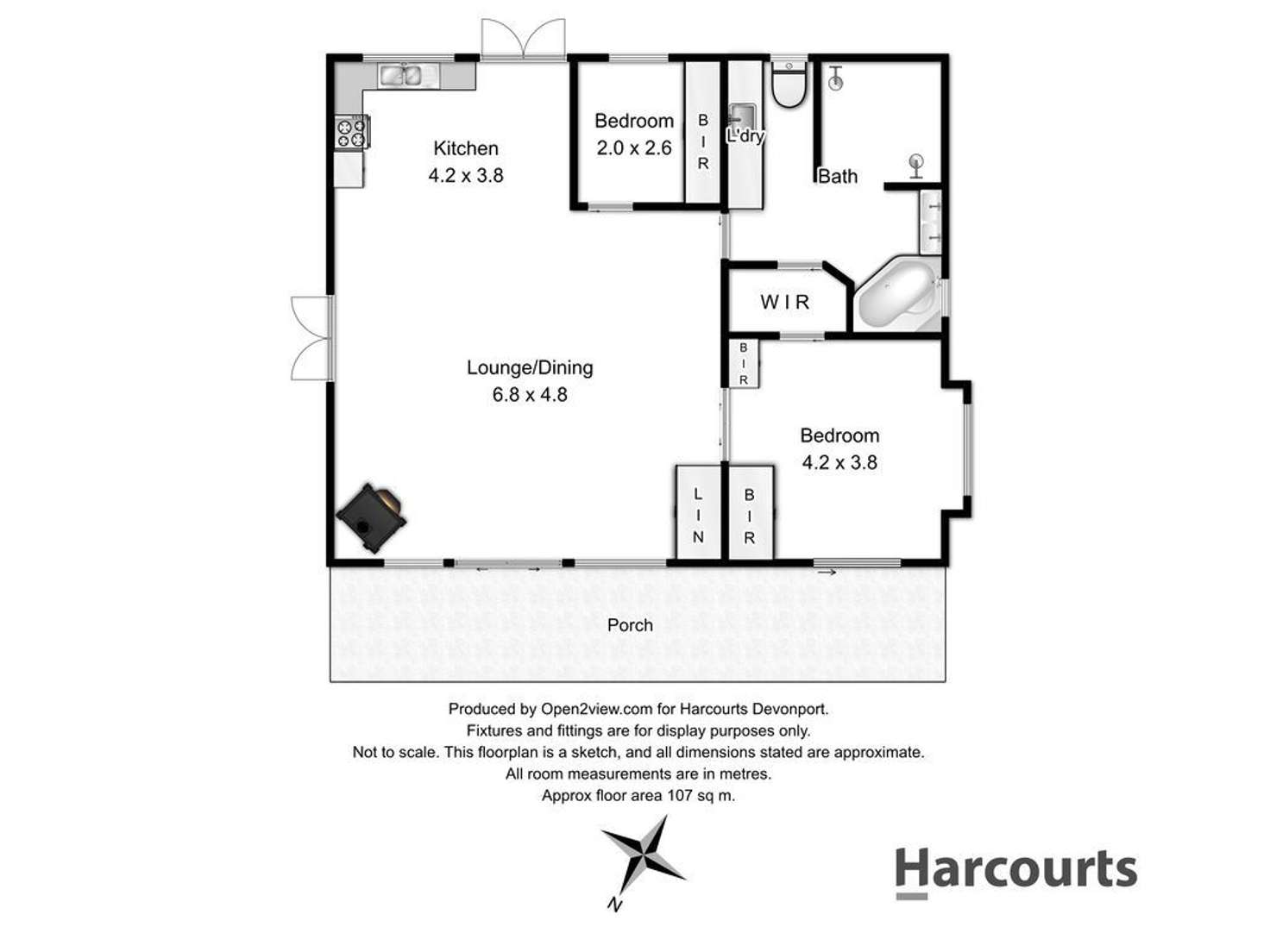 Floorplan of Homely house listing, 174 Marana Drive, Bakers Beach TAS 7307