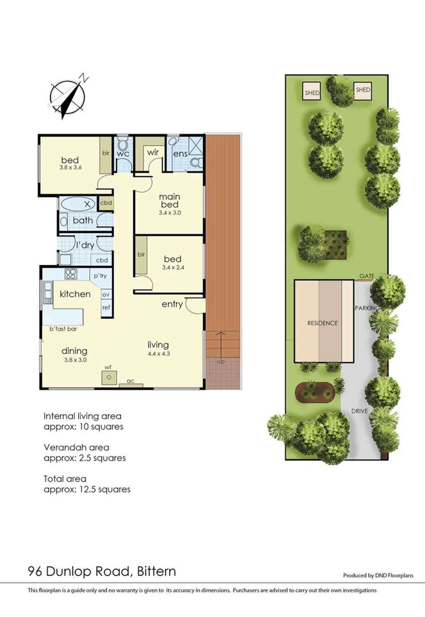 Floorplan of Homely house listing, 96 Dunlop Road, Bittern VIC 3918