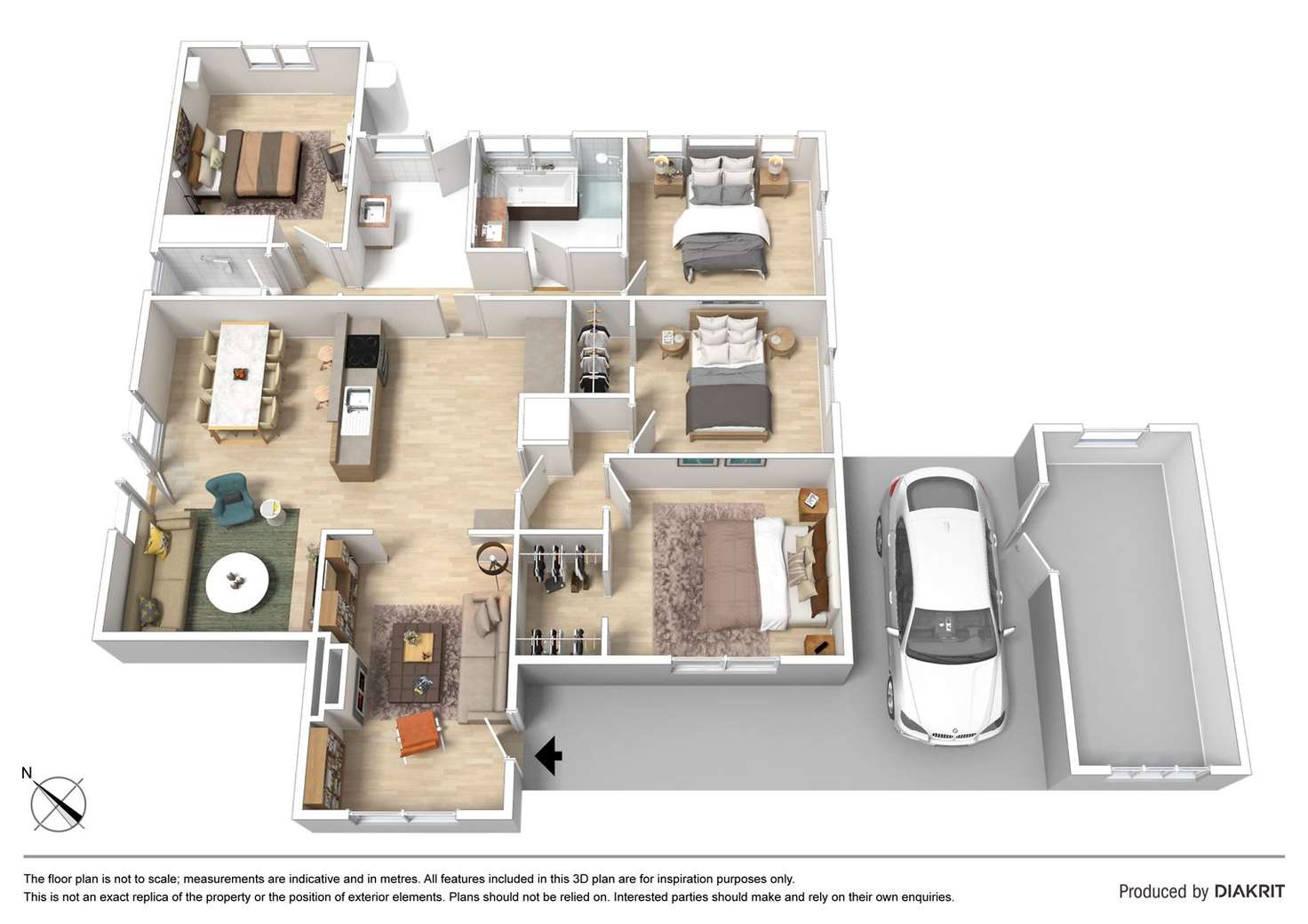 Floorplan of Homely house listing, 52 Garrett Street, Euroa VIC 3666