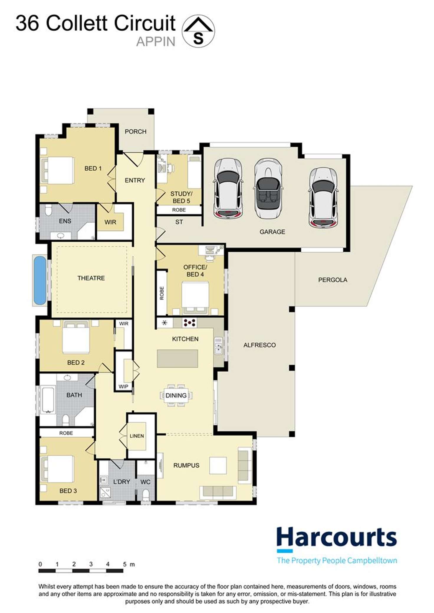 Floorplan of Homely house listing, 36 Collett Circuit, Appin NSW 2560