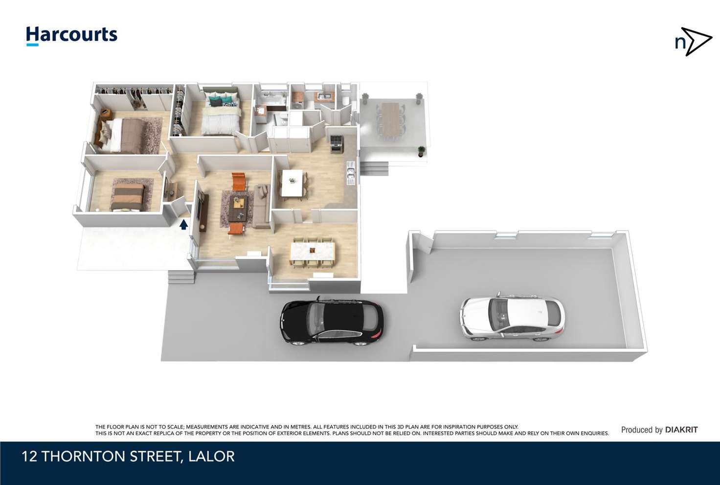 Floorplan of Homely house listing, 12 Thornton Street, Lalor VIC 3075
